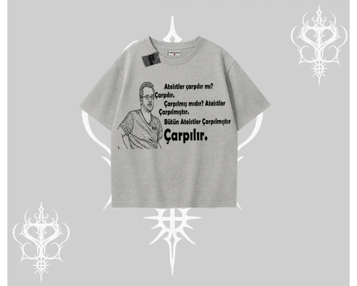 Çarpılır mı? Çarpılmıştır. Oversize Tshirt