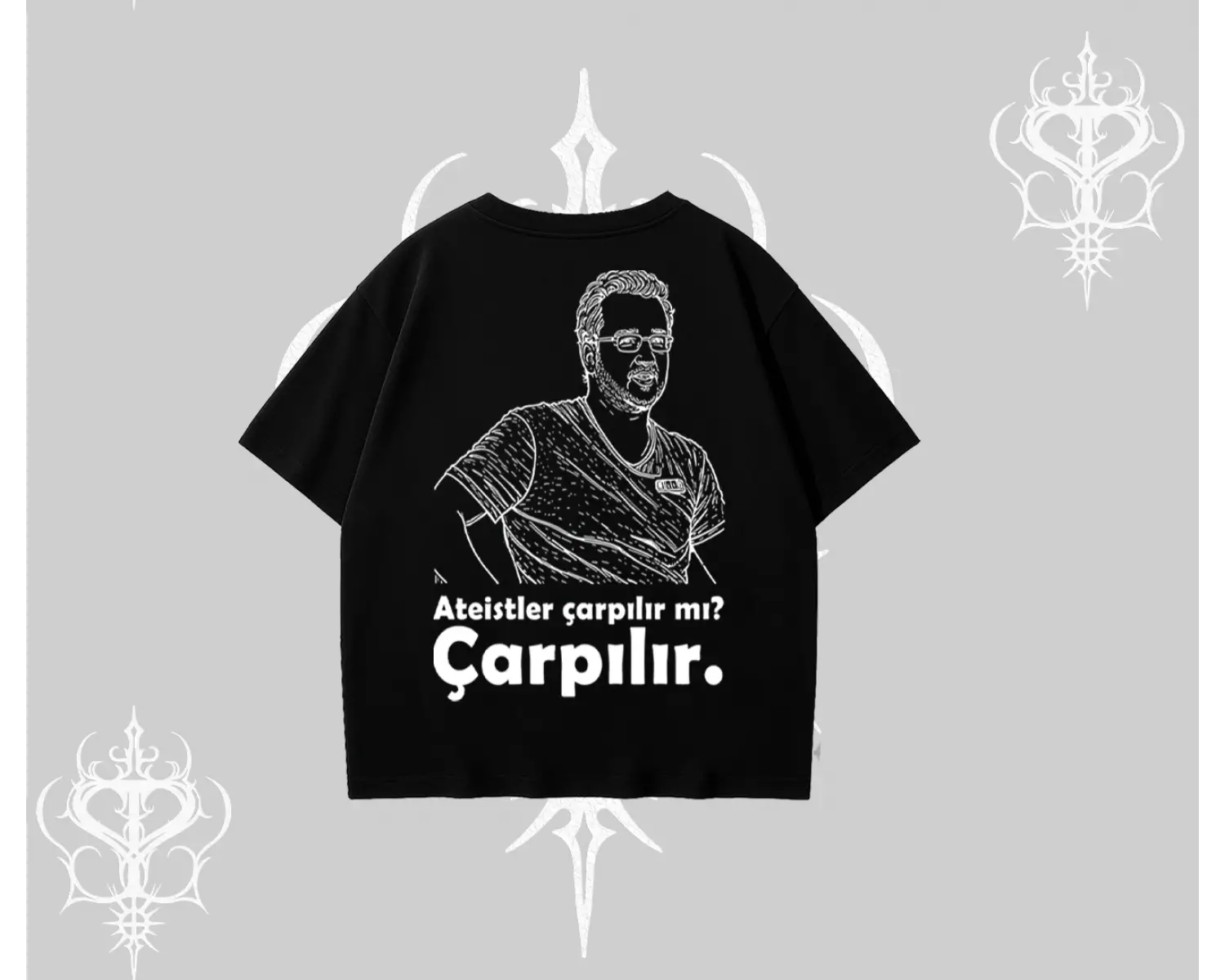 Çarpılır mı? Çarpılmıştır. Oversize Tshirt