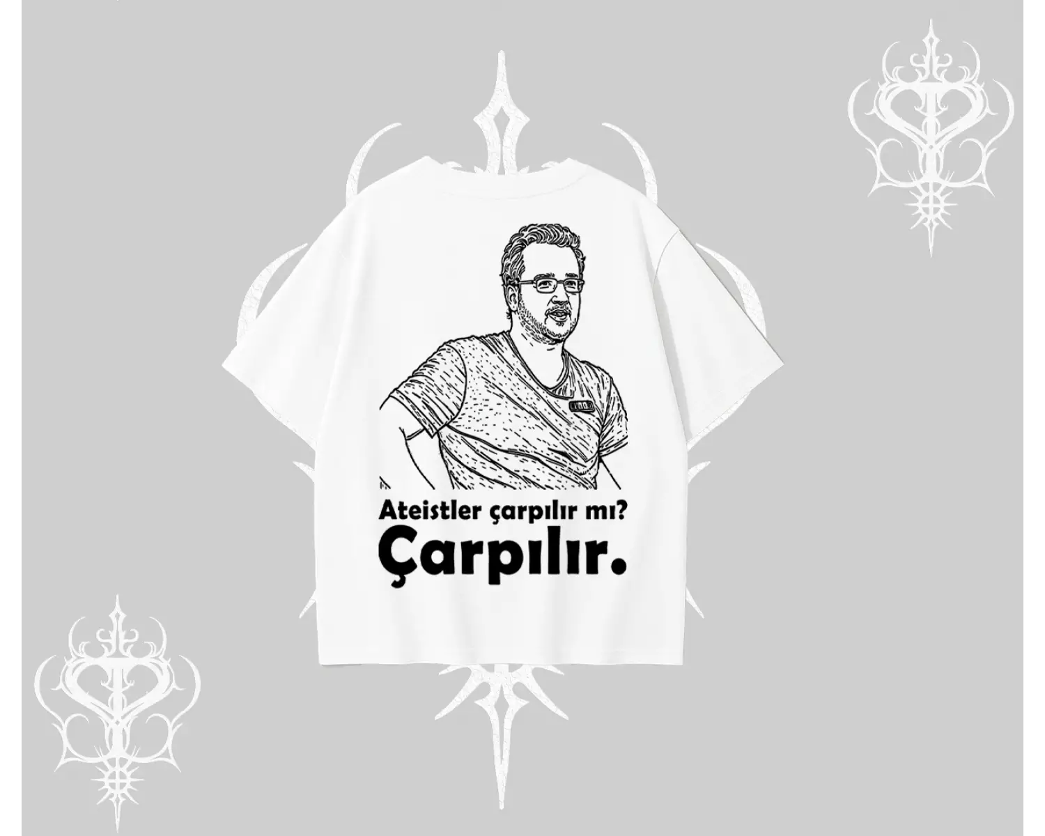 Çarpılır mı? Çarpılmıştır. Oversize Tshirt