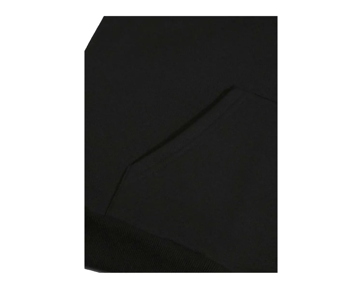 Cartoon And Korean Letter Graphic Drawstring Lined Hoodie Siyah