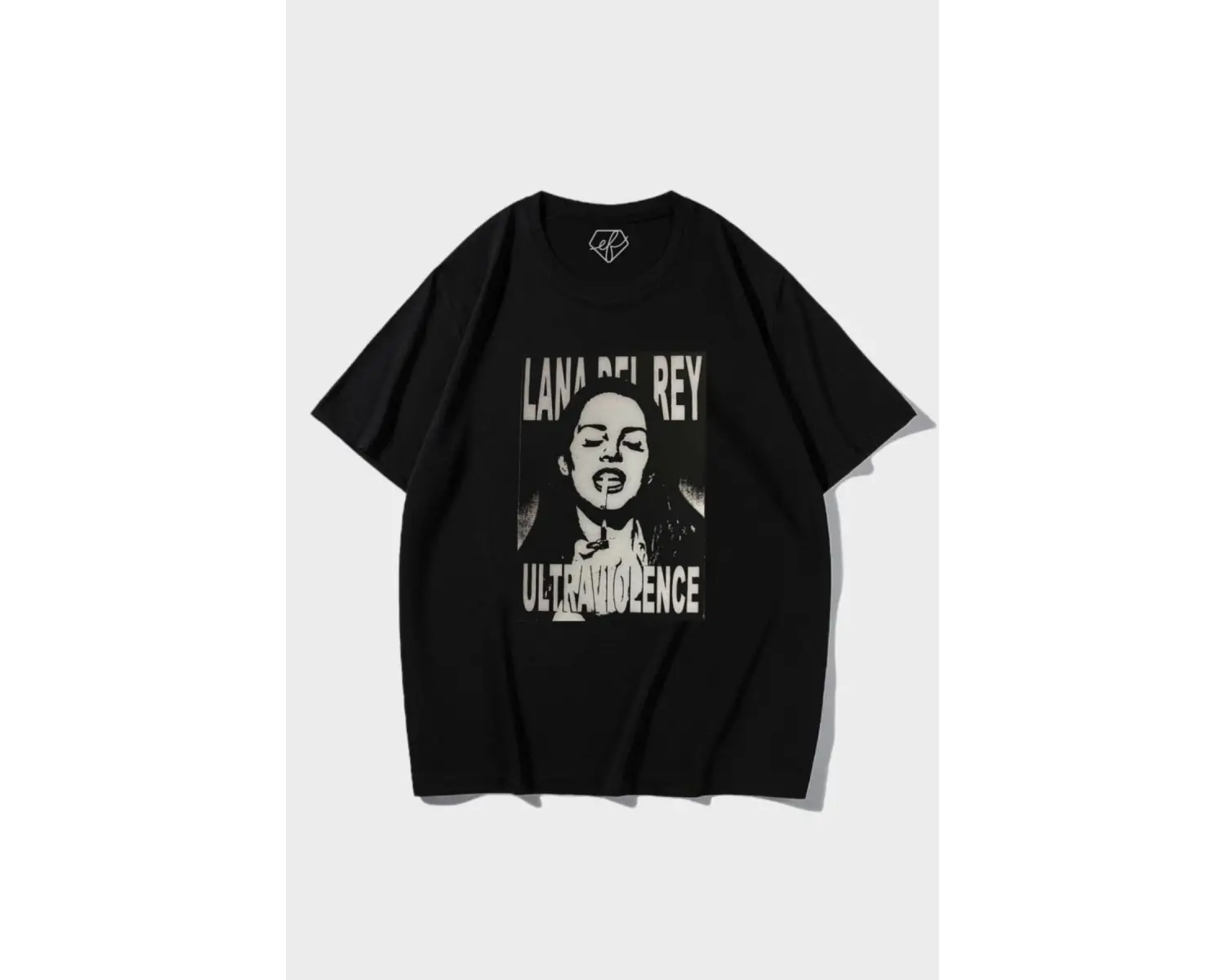 Cartoon Cherry Siyah T-shirt ( Unisex ) Cartooncherrysiyah