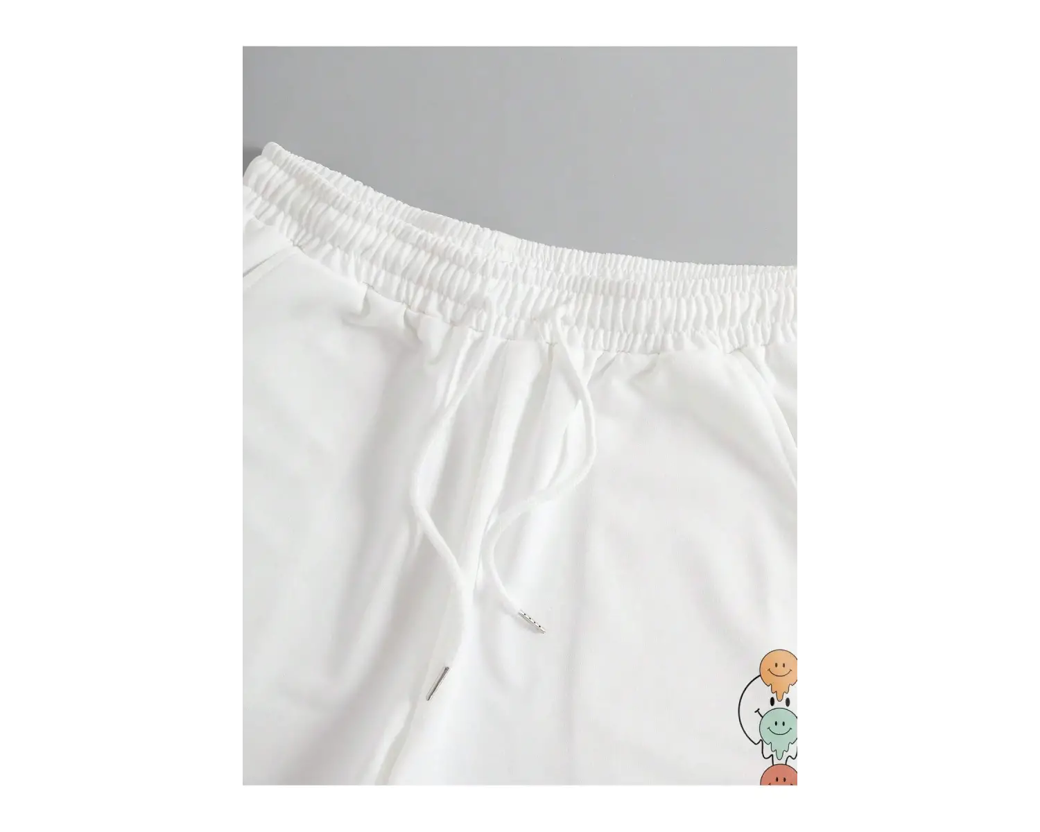 Cartoon Graphic Drawstring Waist Track Şort