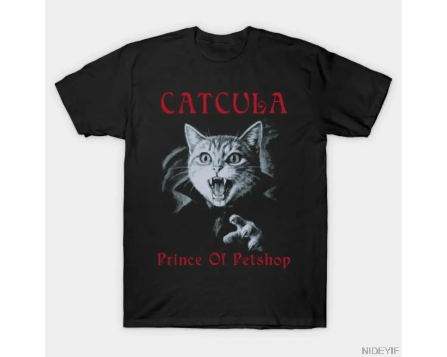 Catcula petshop prensi erkekler kadınlar için tişört % 100% pamuklu tişörtler kısa kollu üstl