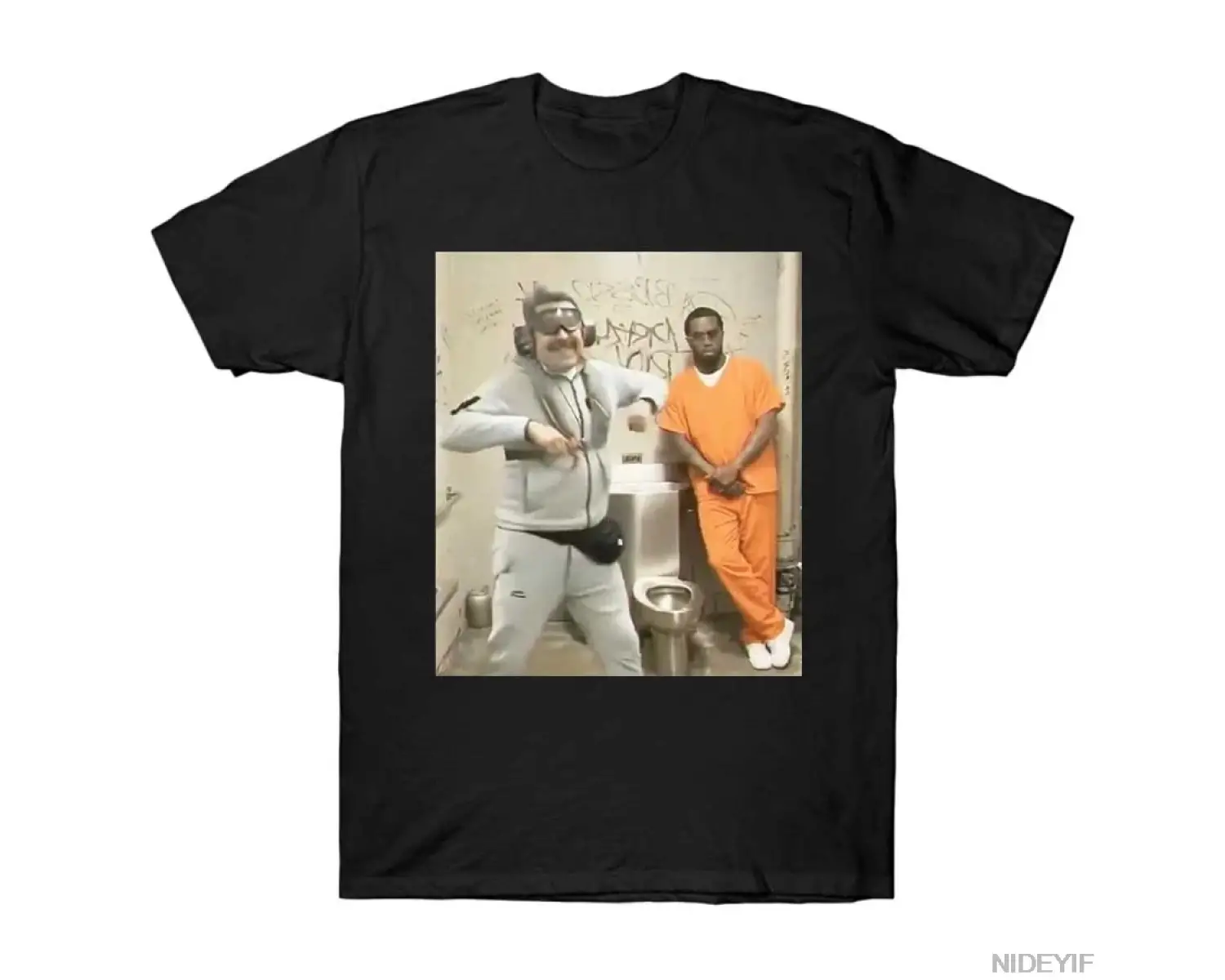 Cellmate Meme Komik T-shirt Erkekler Kadınlar Için % 100% Pamuk T Shirt Kısa Kollu Üstler J11
