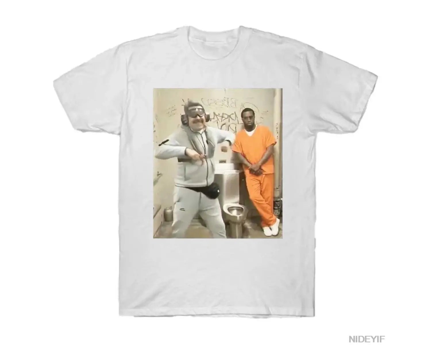 Cellmate Meme Komik T-shirt Erkekler Kadınlar Için % 100% Pamuk T Shirt Kısa Kollu Üstler J11