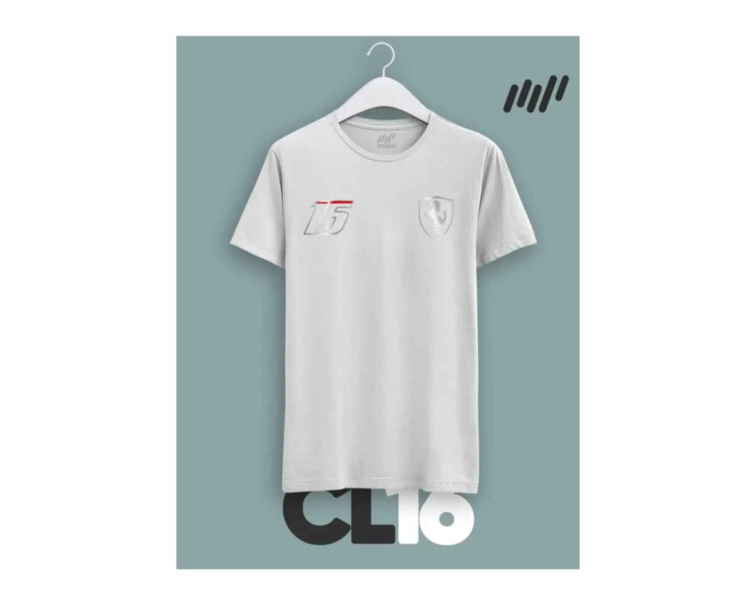 Charles Leclerc 16 Chrome Series T-shirt