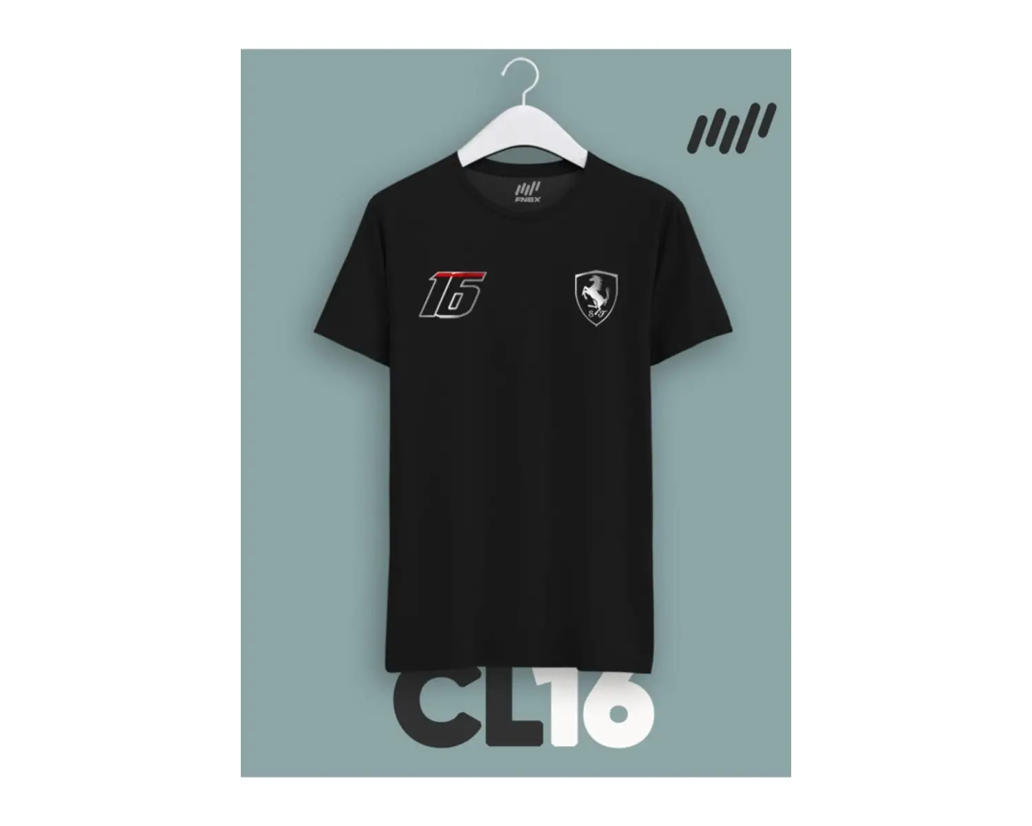Charles Leclerc 16 Chrome Series T-shirt