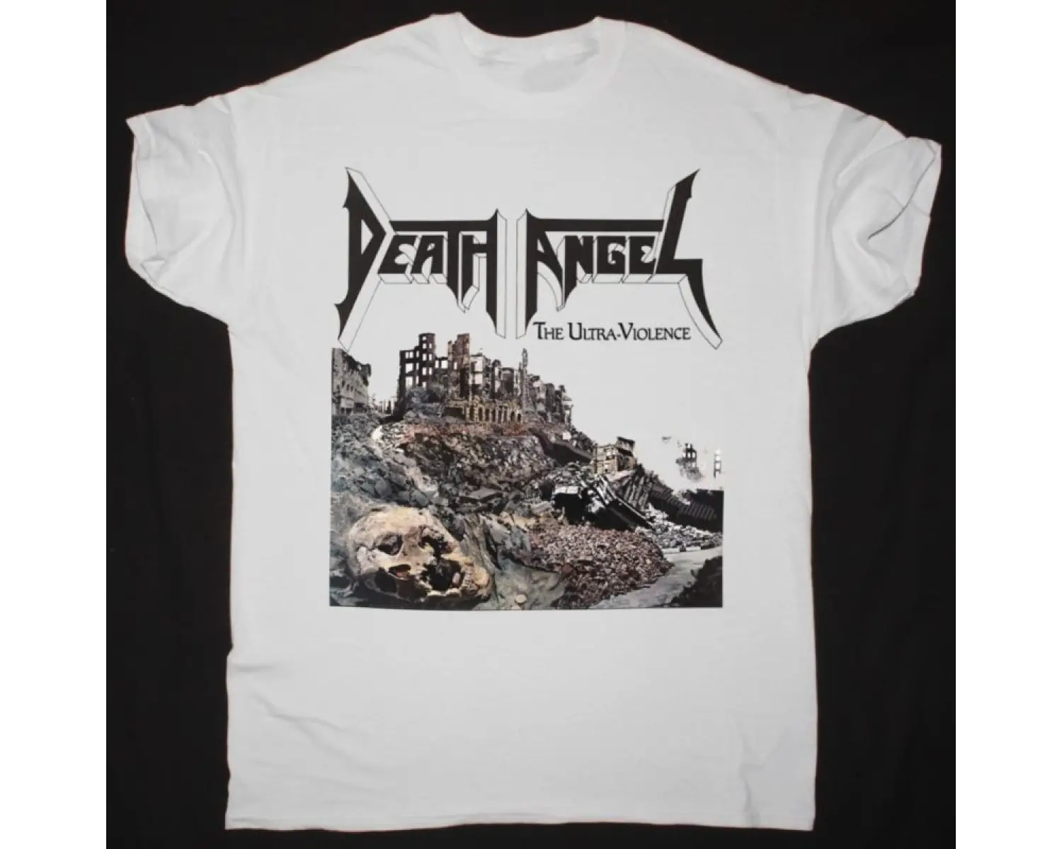 CHE SUDAKA BAND NEW WHITE T-SHIRT ÖN VE ARAKA BASKILI