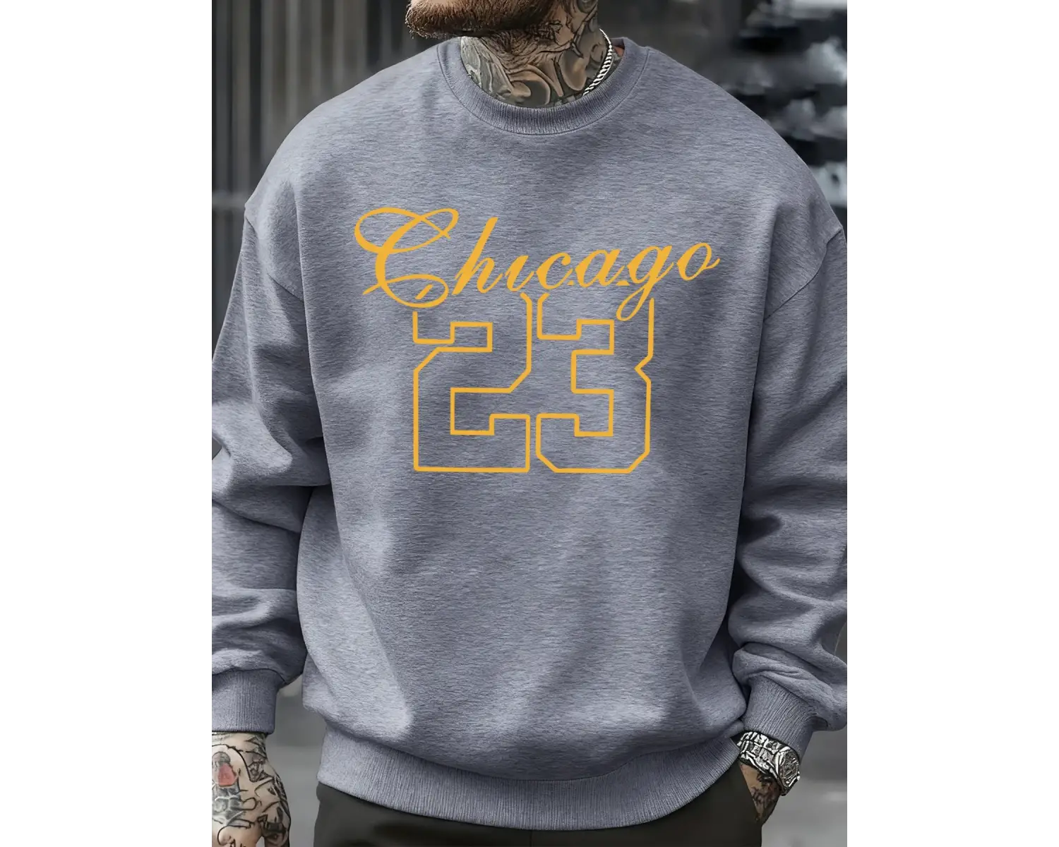 Chicago Number 23 Jersey Prints Sweatshirt Man Fashion Soft Pullovers Autumn Casual Sportswea