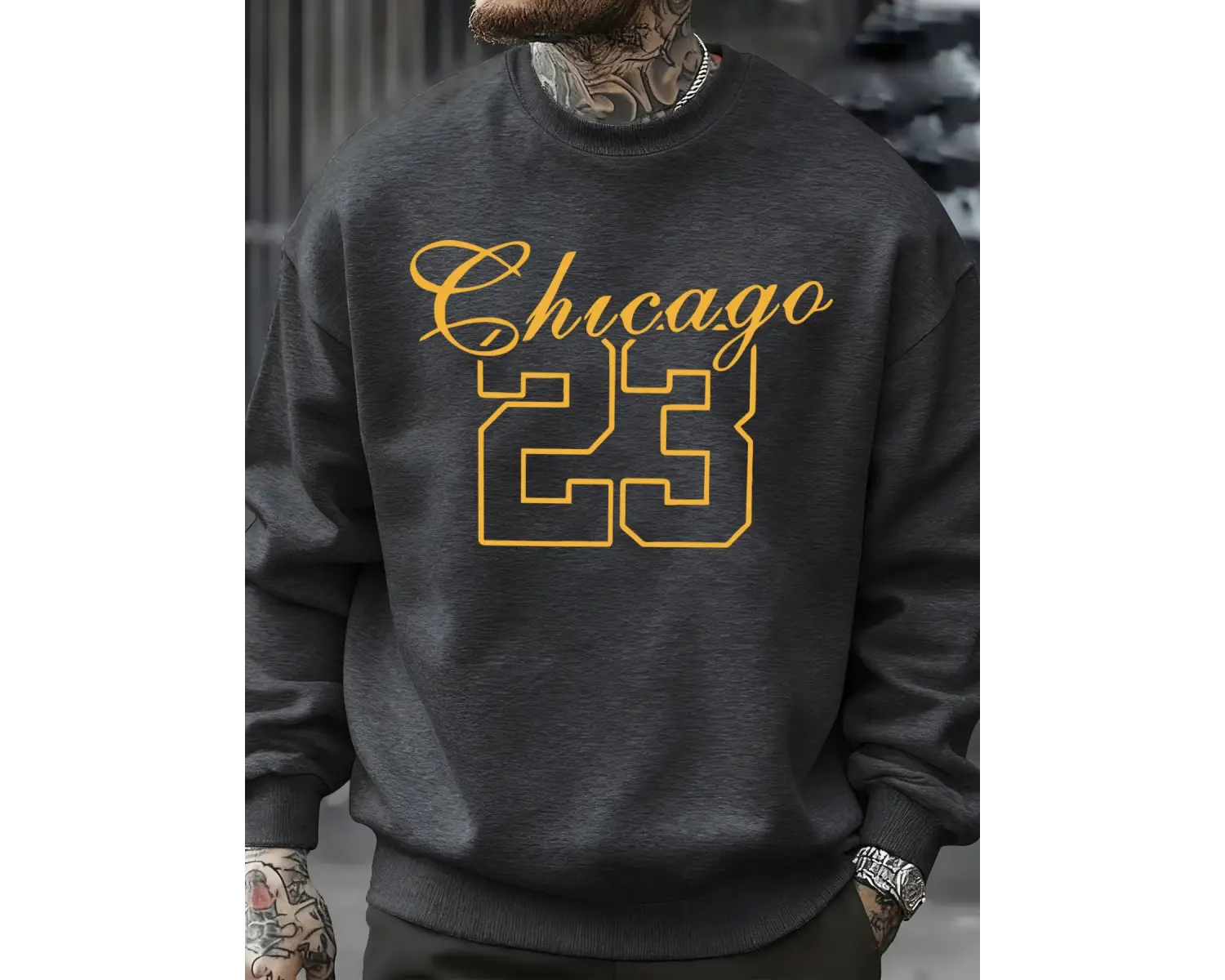 Chicago Number 23 Jersey Prints Sweatshirt Man Fashion Soft Pullovers Autumn Casual Sportswea