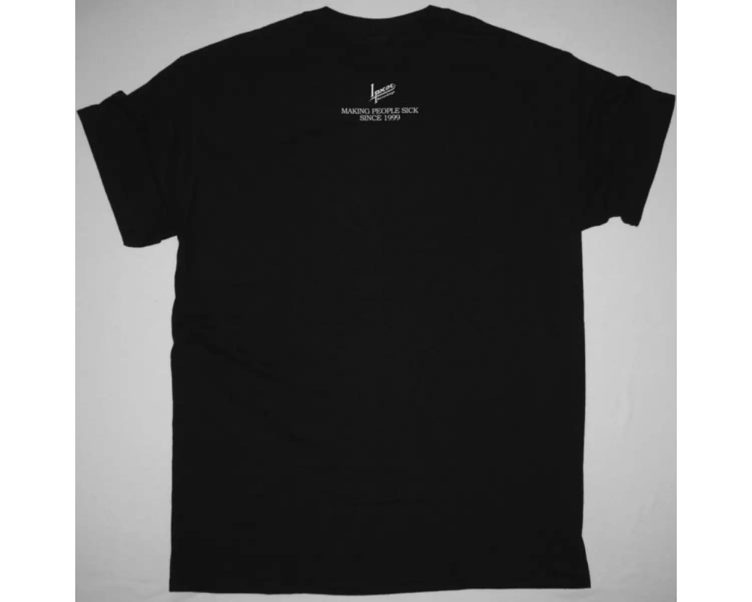 CHROME DIVISION INFERNAL ROCK ETERNAL NEW BLACK T-SHIRT ÖN VE ARAKA BASKILI