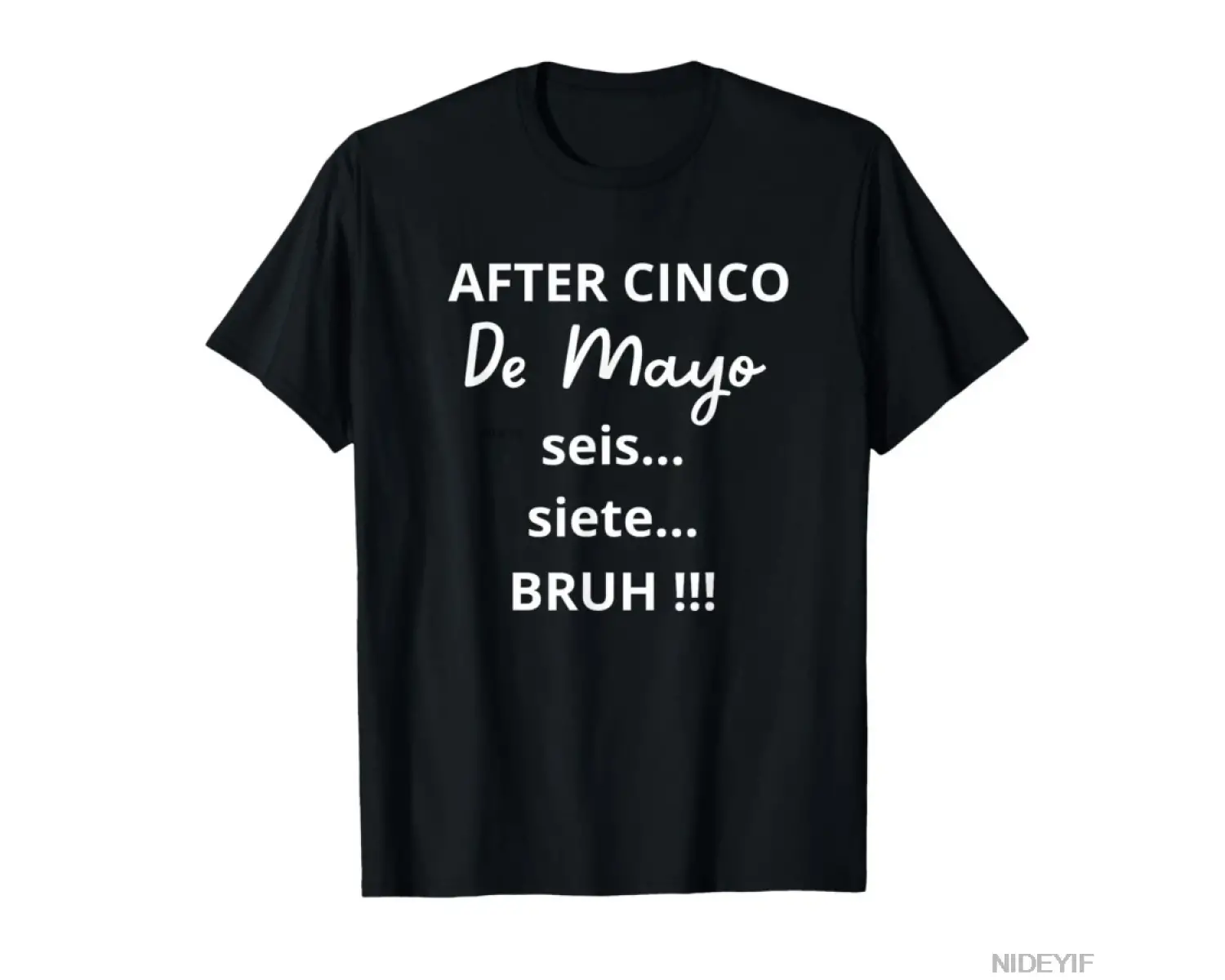 Cinco De Mayodan sonra 6-7 Bruh Komik Meme T-shirt Erkekler Kadınlar Için % 100% Pamuk T Shi