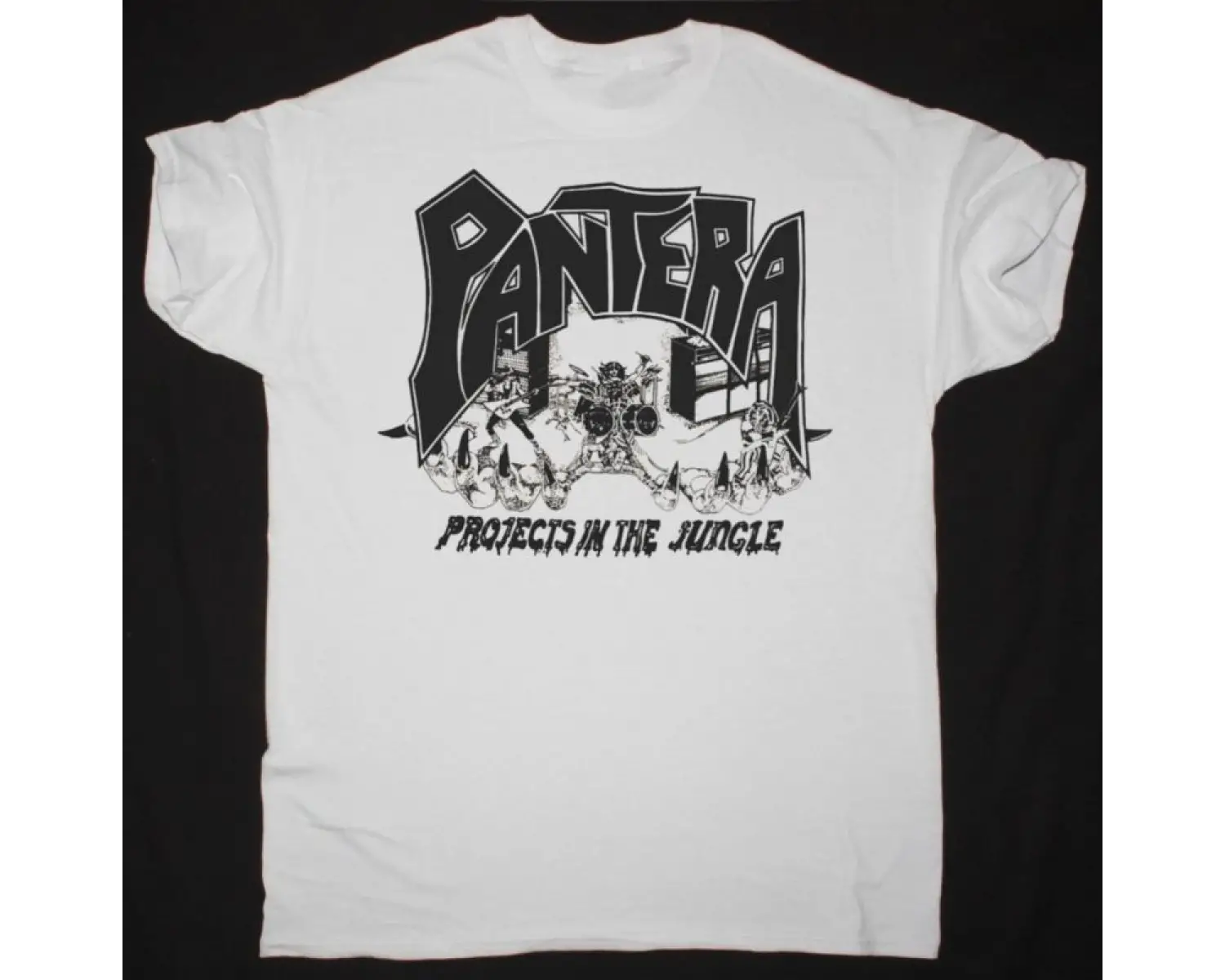 CINDERELLA LONG COLD WINTER TOUR NEW BLACK T SHIRT ÖN VE ARAKA BASKILI