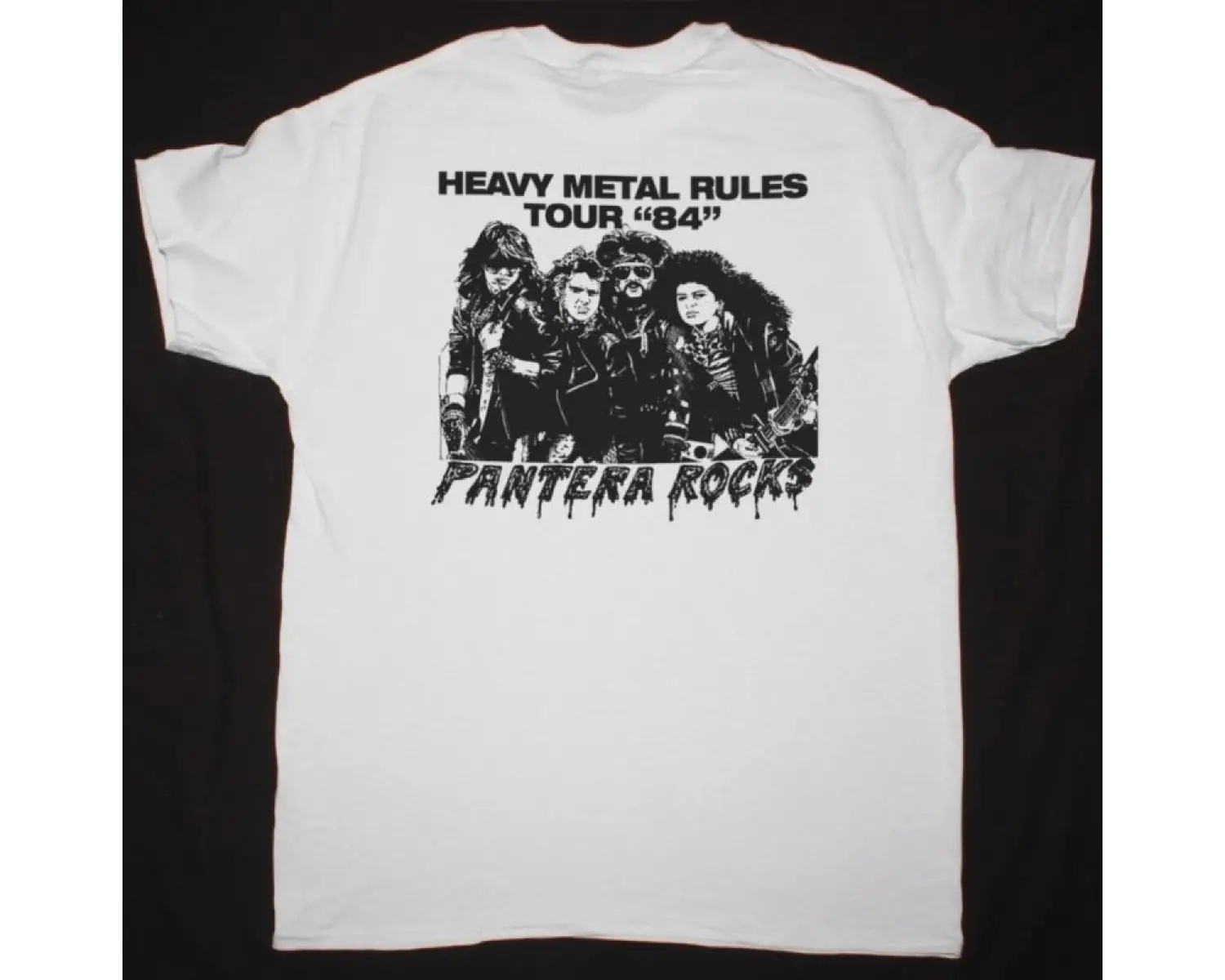 CINDERELLA LONG COLD WINTER TOUR NEW BLACK T SHIRT ÖN VE ARAKA BASKILI