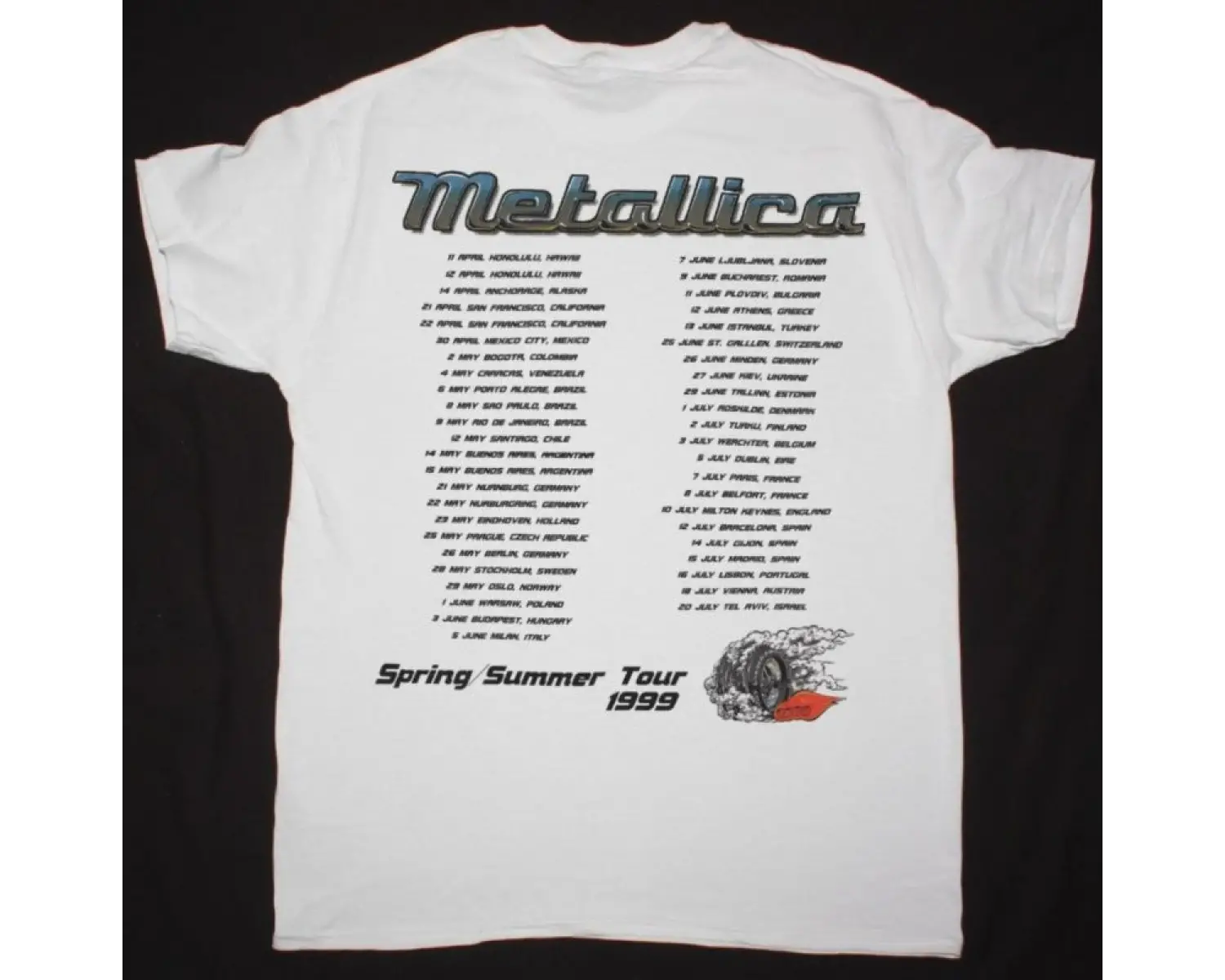 CIRCLE JERKS GROUP SEX NEW BLACK T-SHIRT ÖN VE ARAKA BASKILI