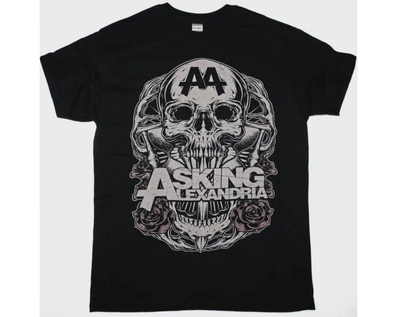 CLOCK DVA WHITE SOULS IN BLACK SUITS NEW WHITE T-SHIRT ÖN BASKILI