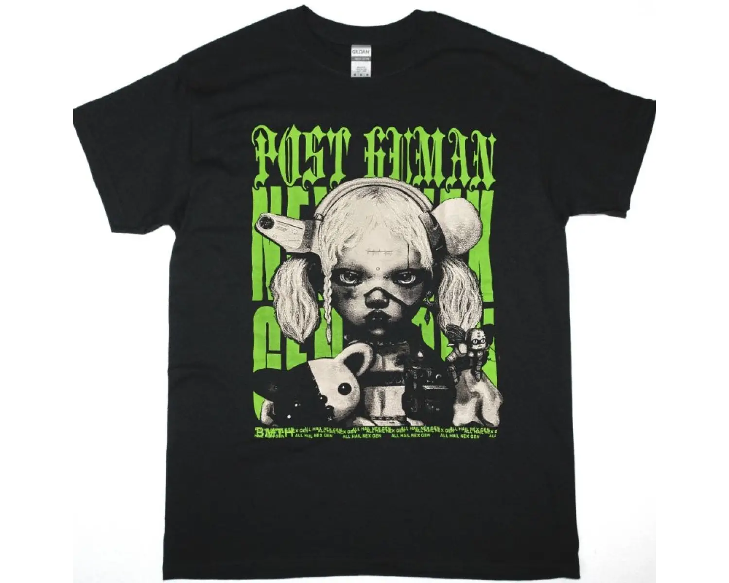 CLUTCH LOGO NEW BLACK T-SHIRT ÖN BASKILI