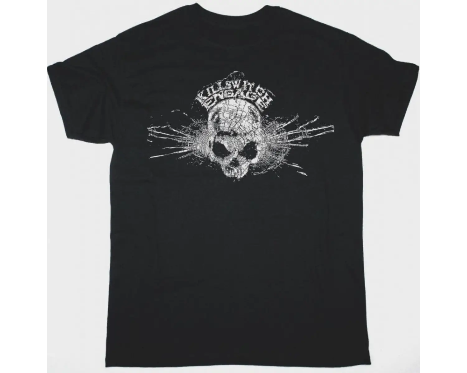 COCK SPARRER CLASSIC WINGS LOGO NEW BLACK T SHIRT ÖN BASKILI