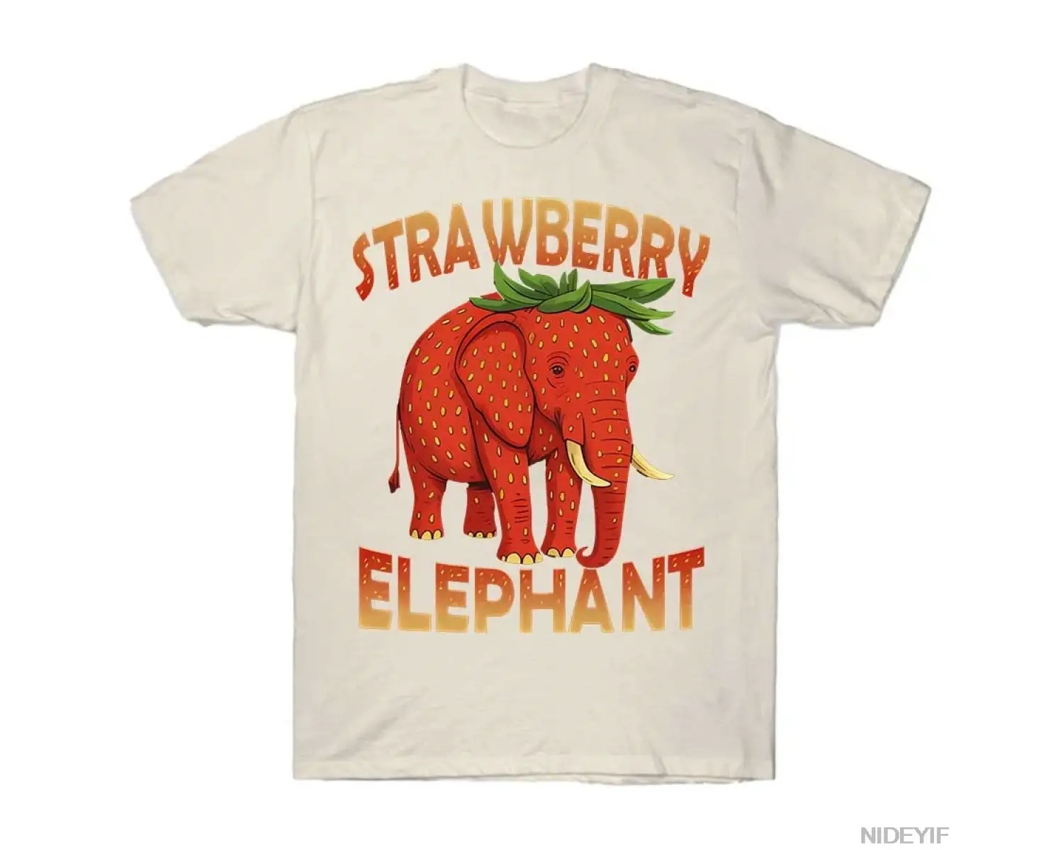 Çocuklar Meme İtalyan Brainrot Çilek Fil T-shirt Erkekler Kadınlar Için % 100% Pamuk T Shirt