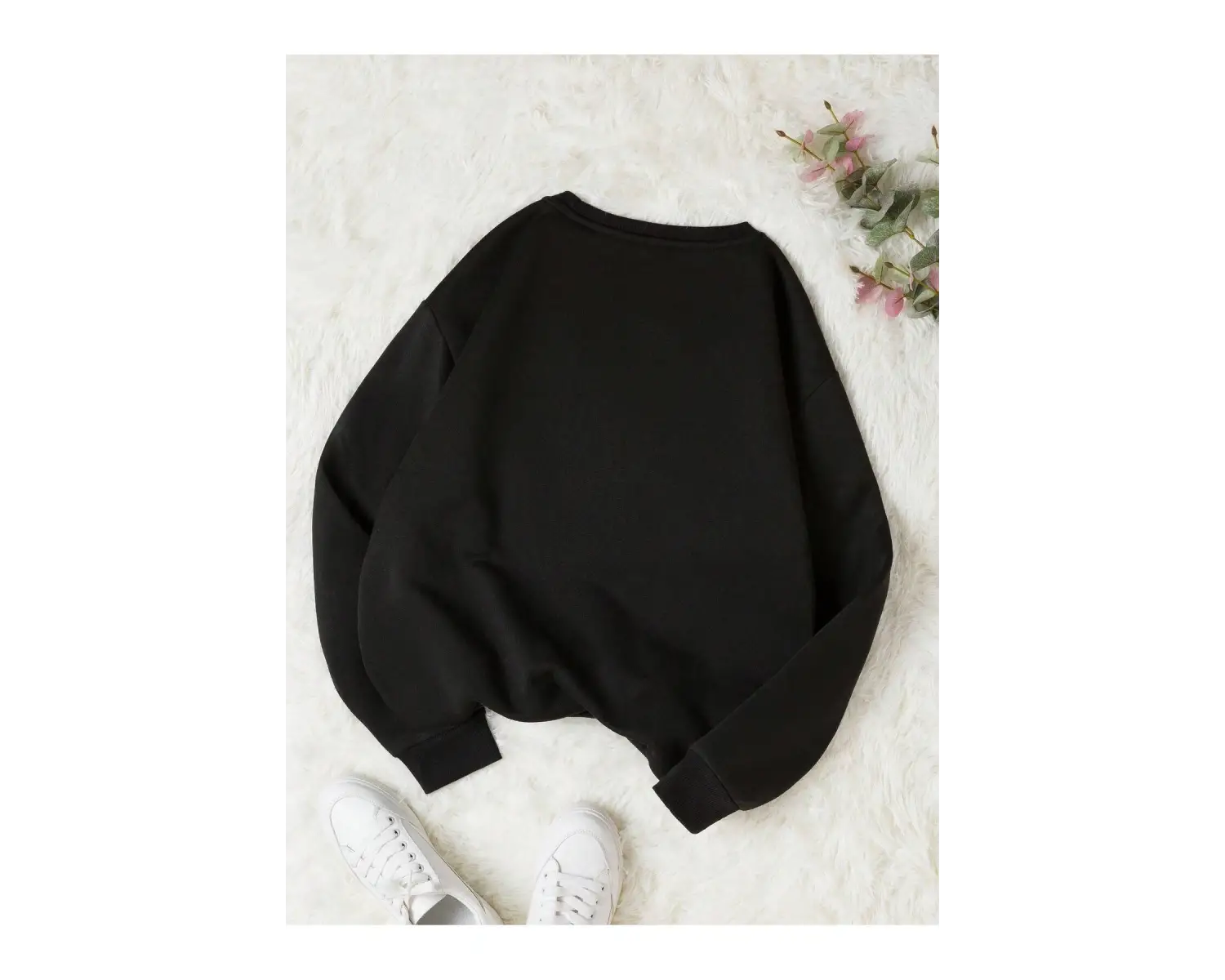 Coke serisi Koala Print Thermal Lined Sweatshirt