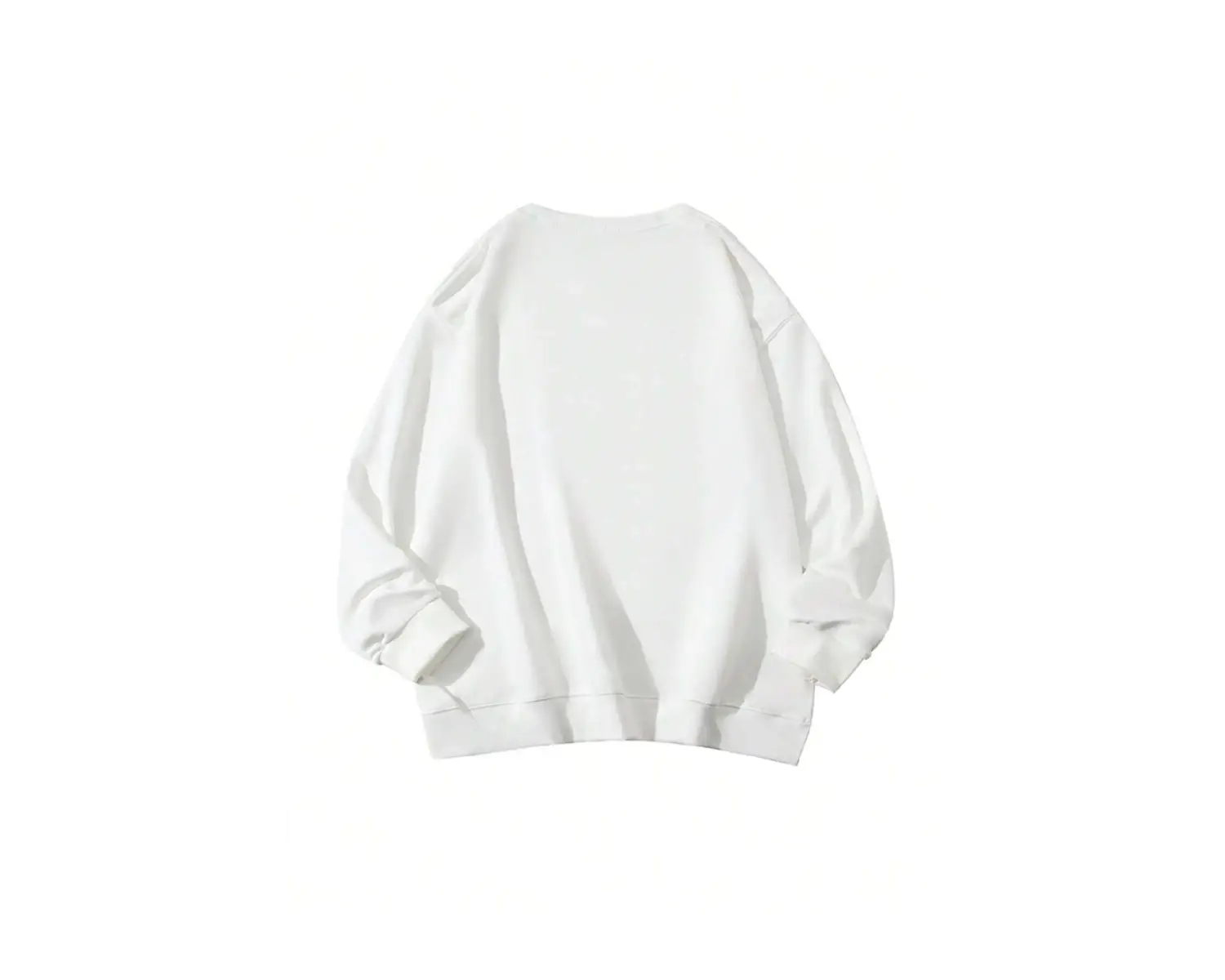 Coke serisi Letter & Cat Graphic Drop Shoulder Pullover