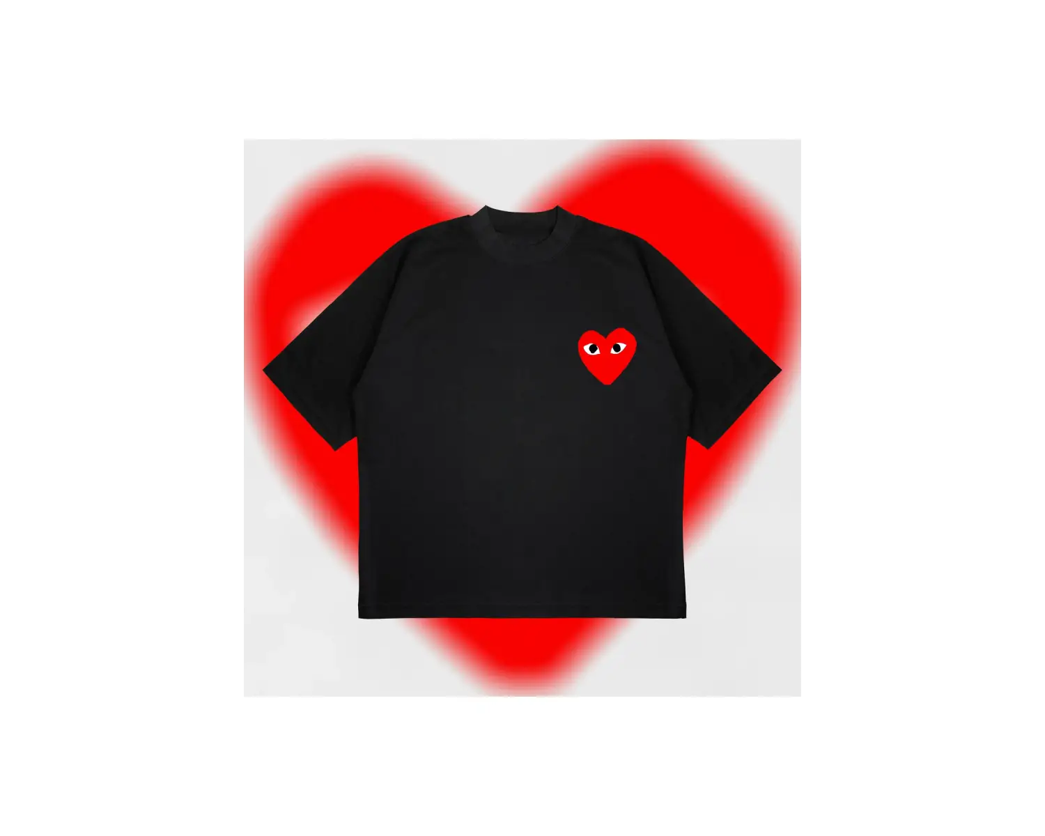 Comme Des Garçons Oversize Unisex Pamuklu Nefes Alan Kalın Kumaşlı