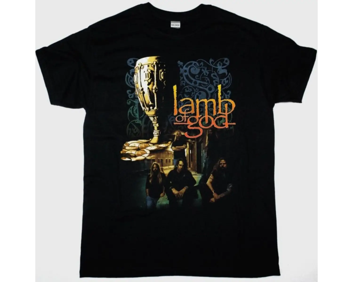 CONVERGE MOON PHASE NEW BLACK T SHIRT ÖN BASKILI