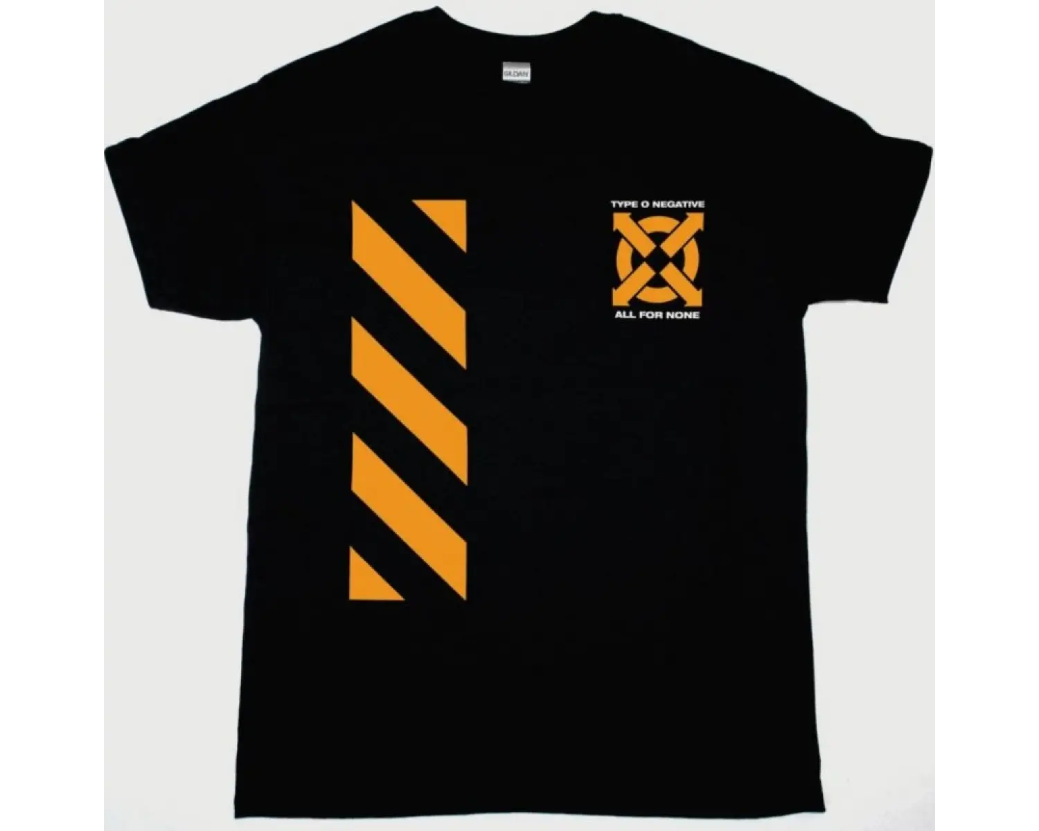 CONVULSE LOGO NEW BLACK T-SHIRT ÖN VE ARAKA BASKILI