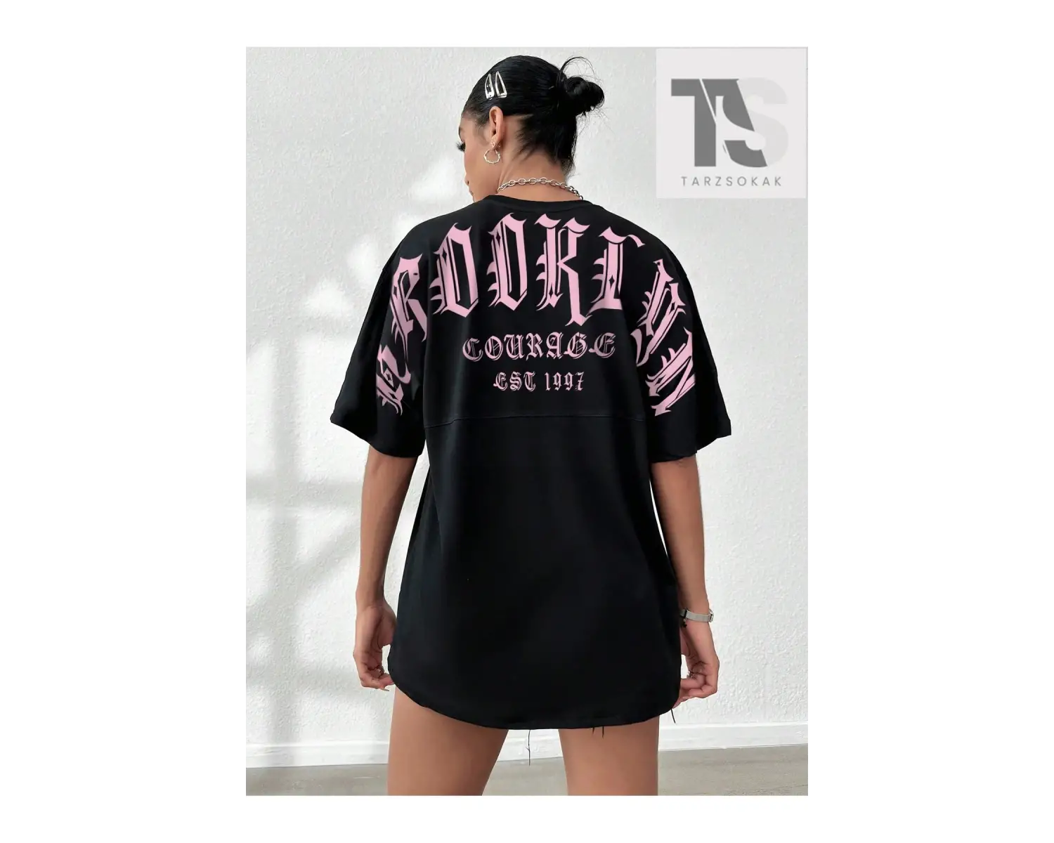 Coolane Basit Harf Baskılı Tişört