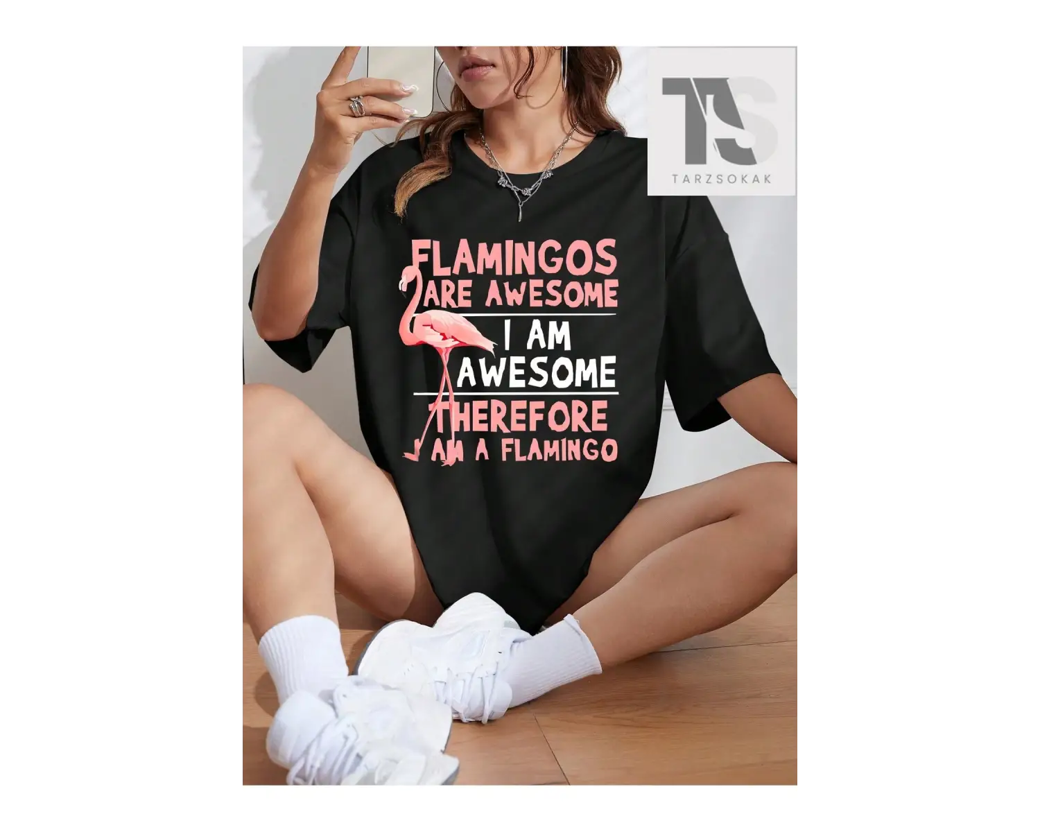 Coolane Damla Omuz Sloganlı Nakışlı Tişört