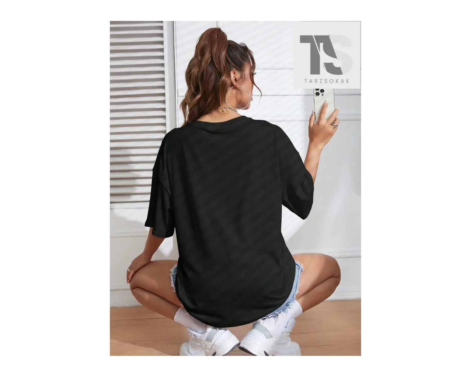 Coolane Düşük Omuz Harfli ve Kanatlı Oversize Tişört