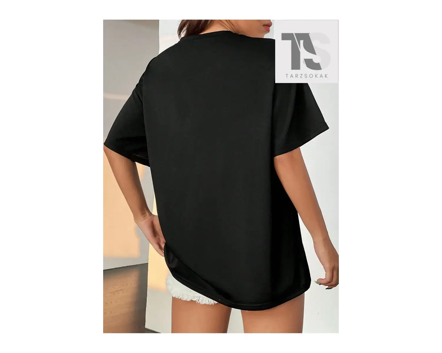 Coolane Figürlü ve Sloganlı Grafik Düşük Omuzlu Tişört