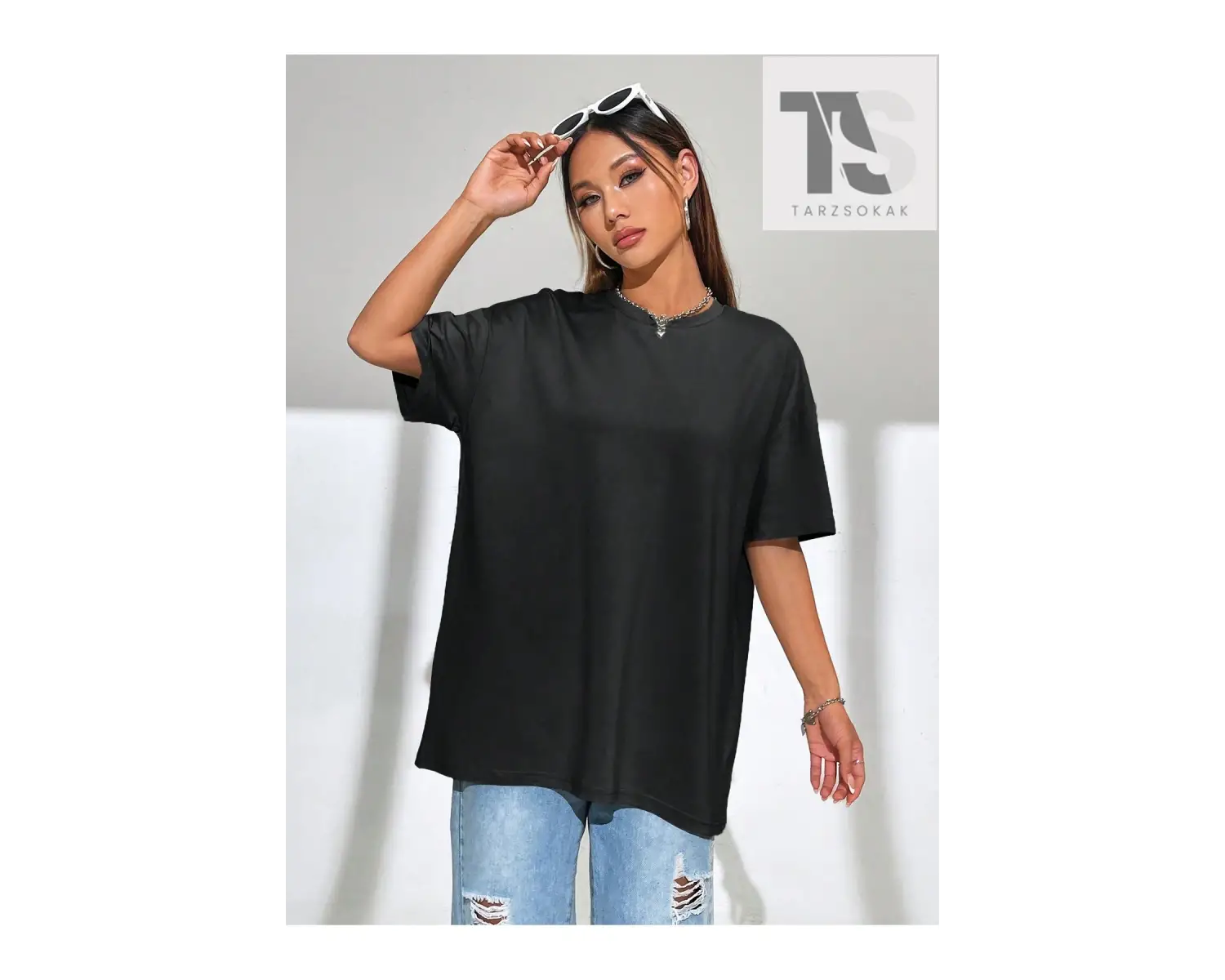 Coolane Figürlü ve Sloganlı Grafik Düşük Omuzlu Tişört