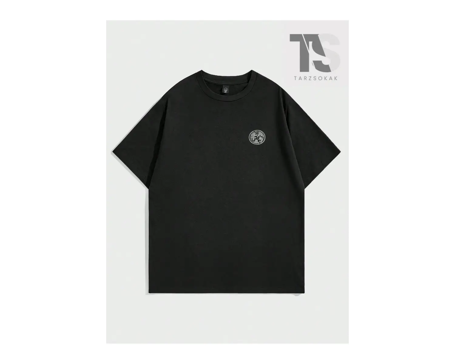 Coolane Şekil Grafikli Düşük Omuzlu Tişört