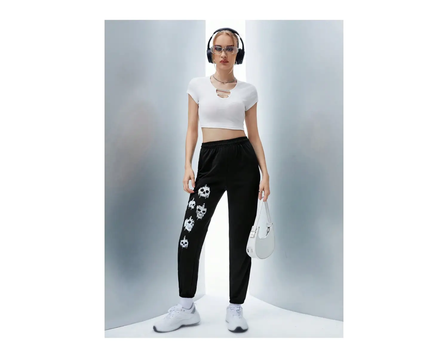 Coolane Skull Print 4 Mevsim Eşofman