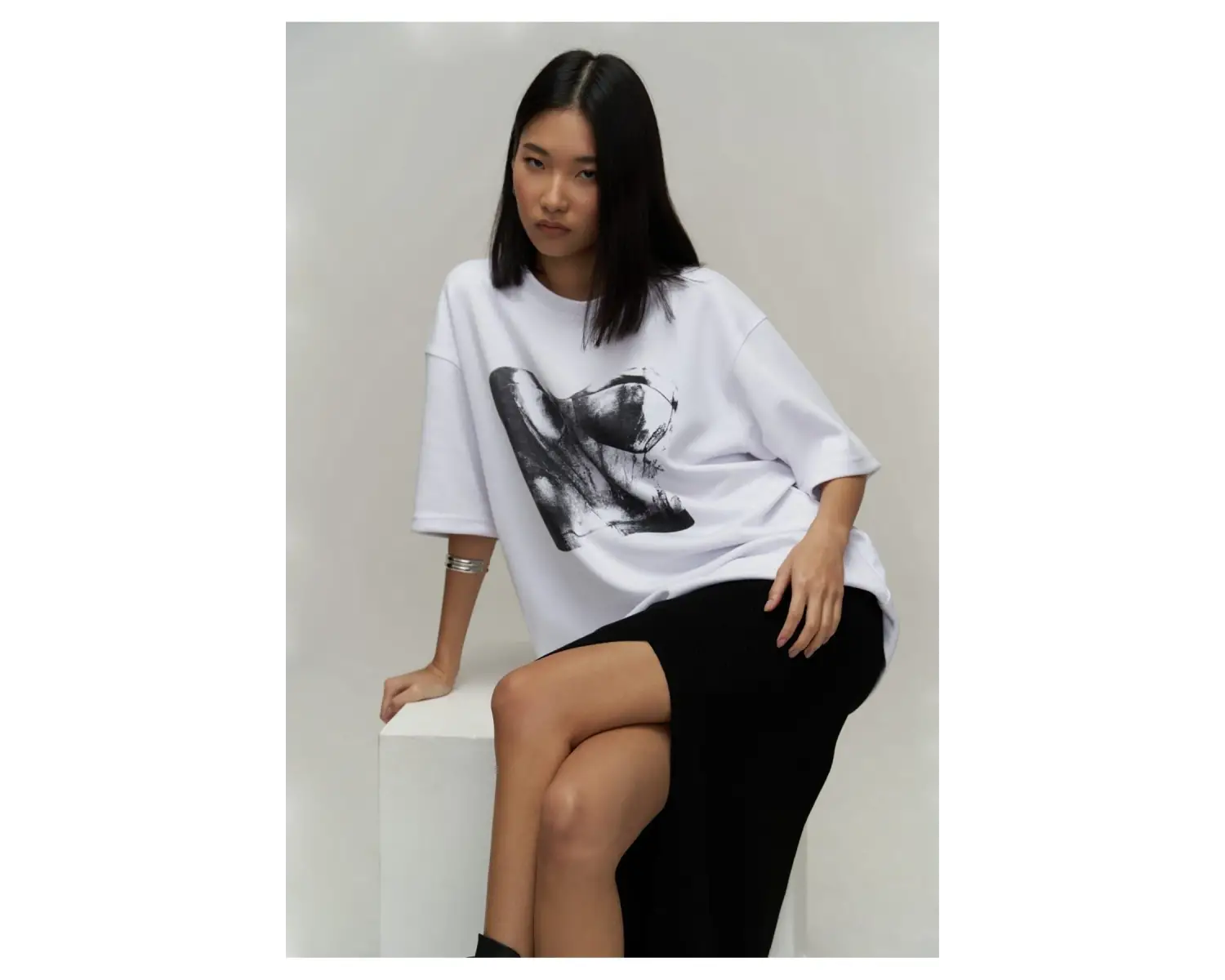 Corset Beyaz Oversize