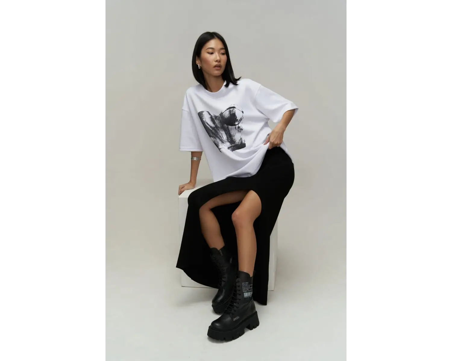 Corset Beyaz Oversize