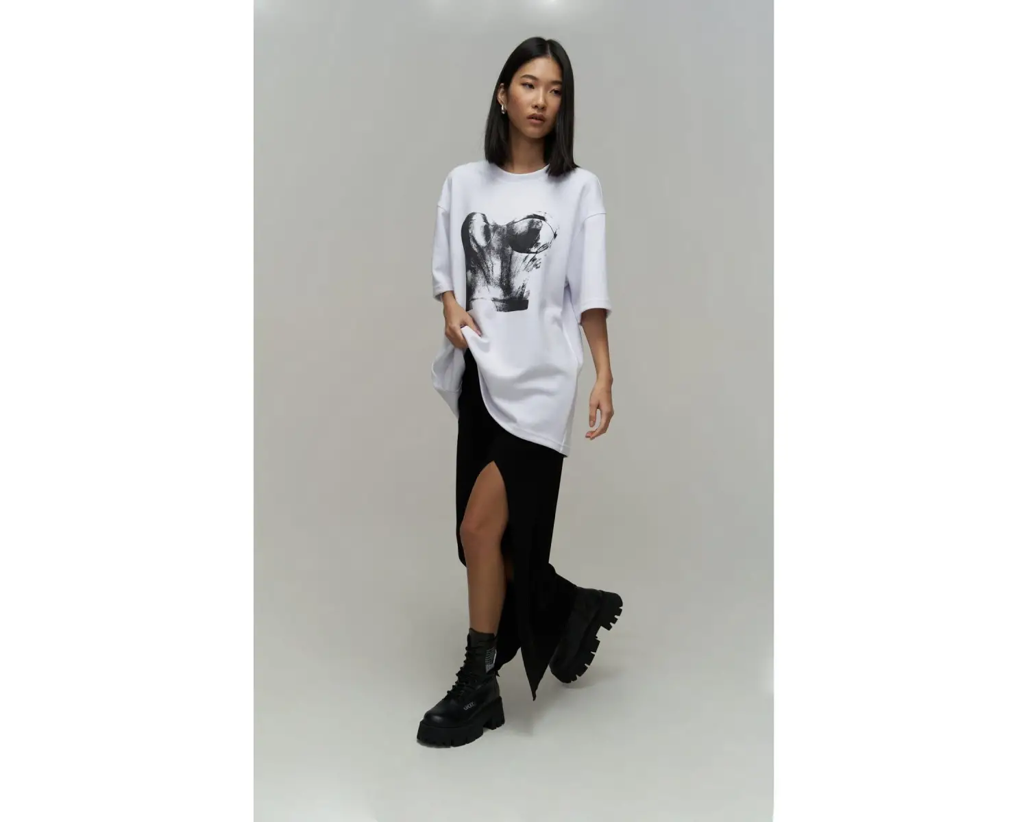 Corset Beyaz Oversize