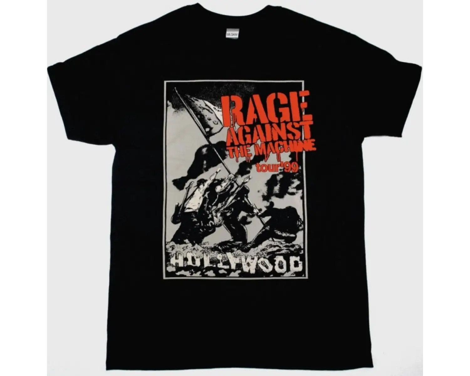 COZY POWELL DRUMS NEW BLACK T-SHIRT ÖN VE ARAKA BASKILI