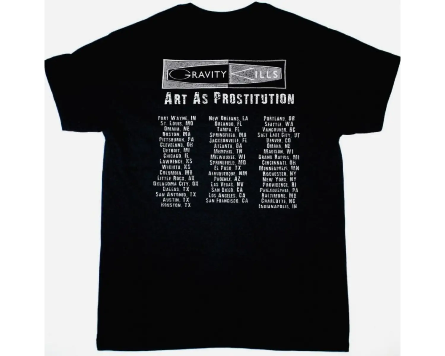 CRASS LOGO PUNK NEW BLACK T-SHIRT ÖN VE ARAKA BASKILI