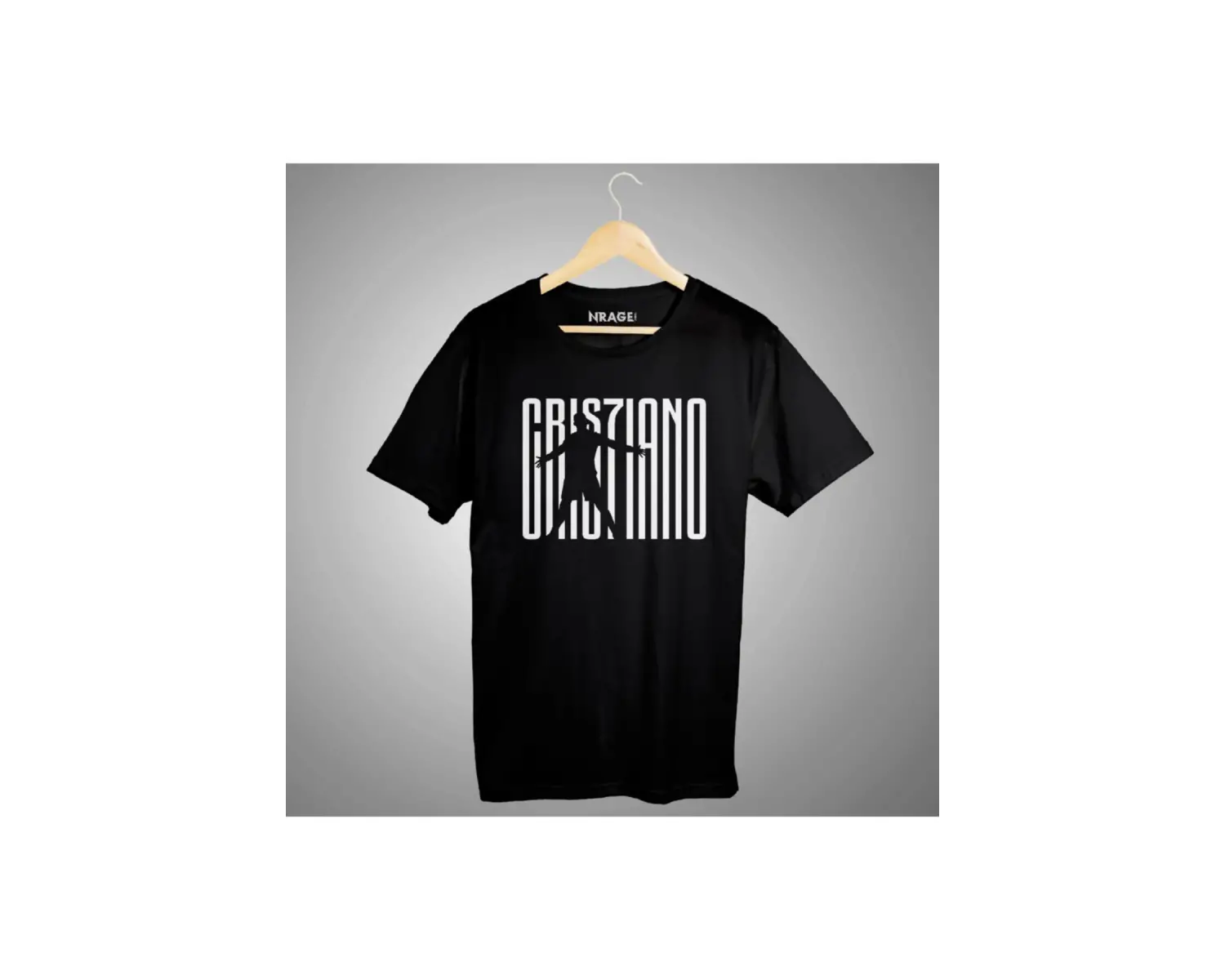 Cristiano Ronaldo Siyah Tişört