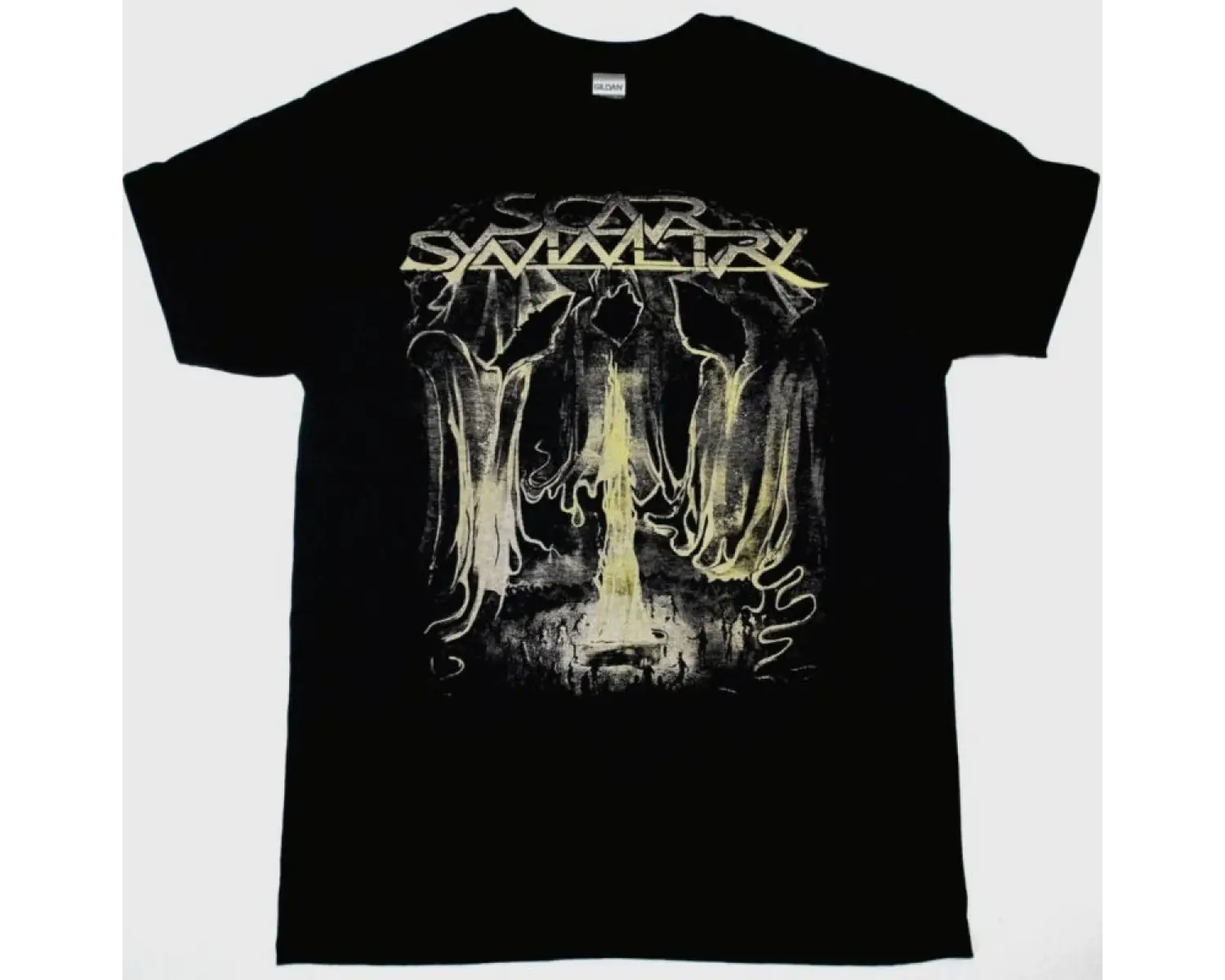 CRO-MAGS ON STAGE NEW BLACK T-SHIRT ÖN VE ARAKA BASKILI
