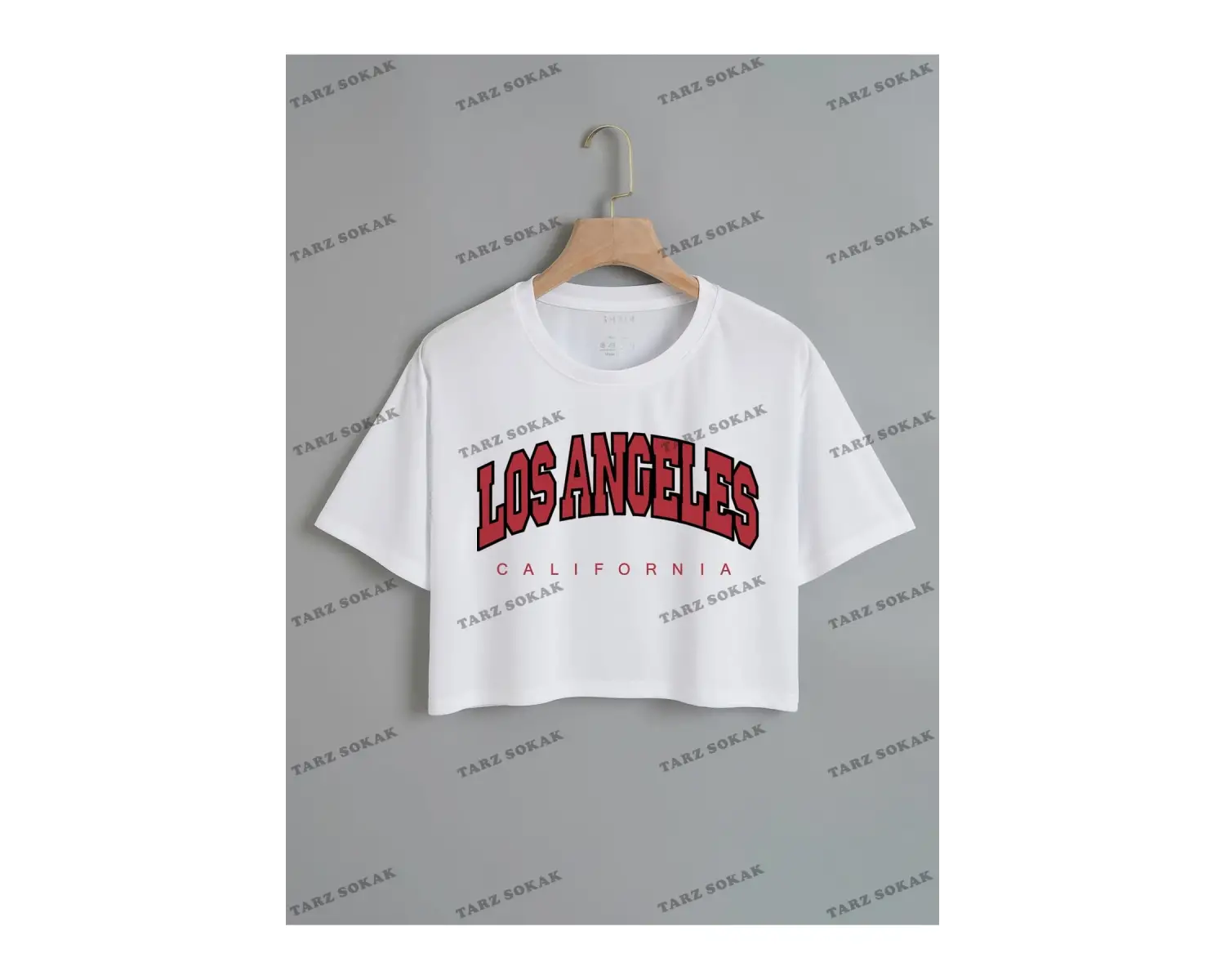 Crop CKOD-232913 Harf Grafikli Kırpma