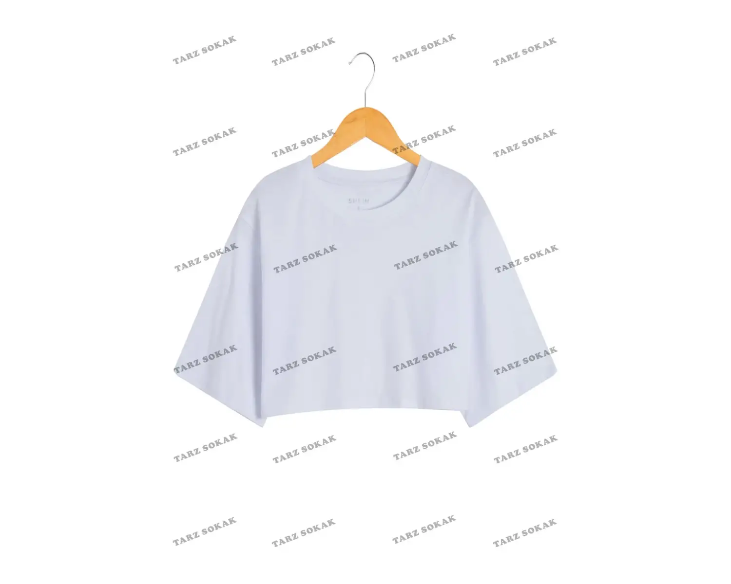 Crop CKOD-232913 Katı Düşük Omuz Kısa