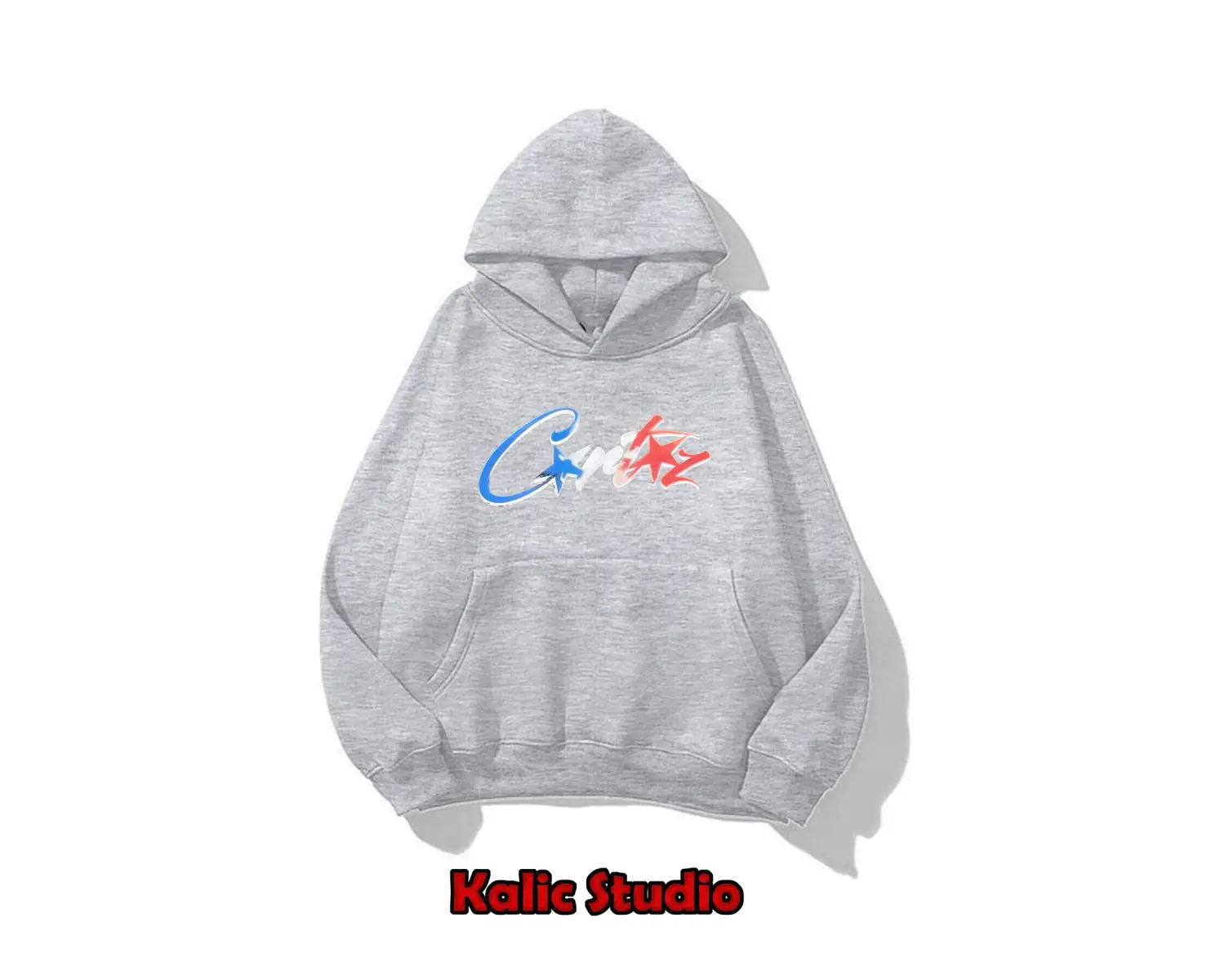 Crtz model ünisex oversize sweatshirt gri