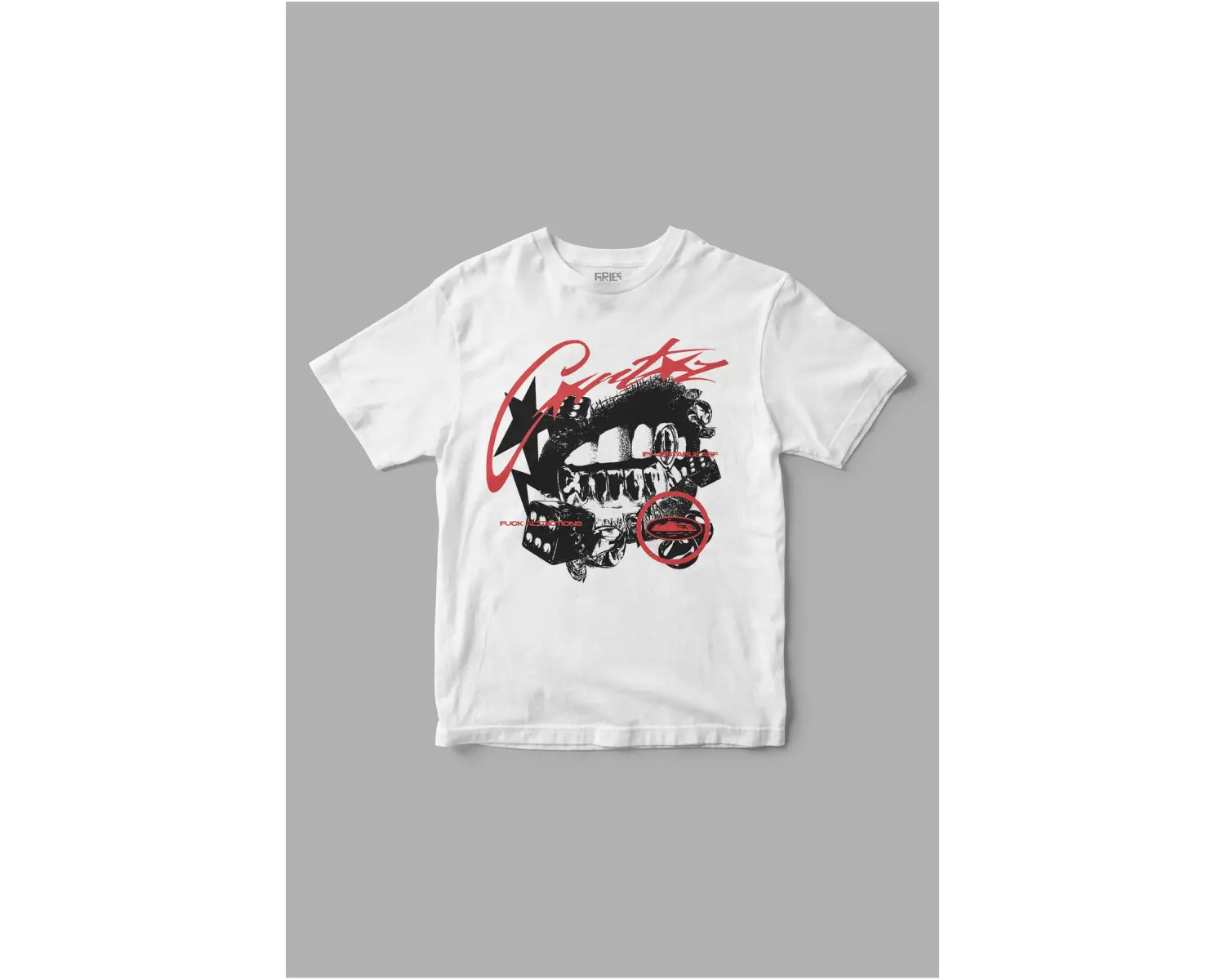 crtz overisze ünisex t-shirt