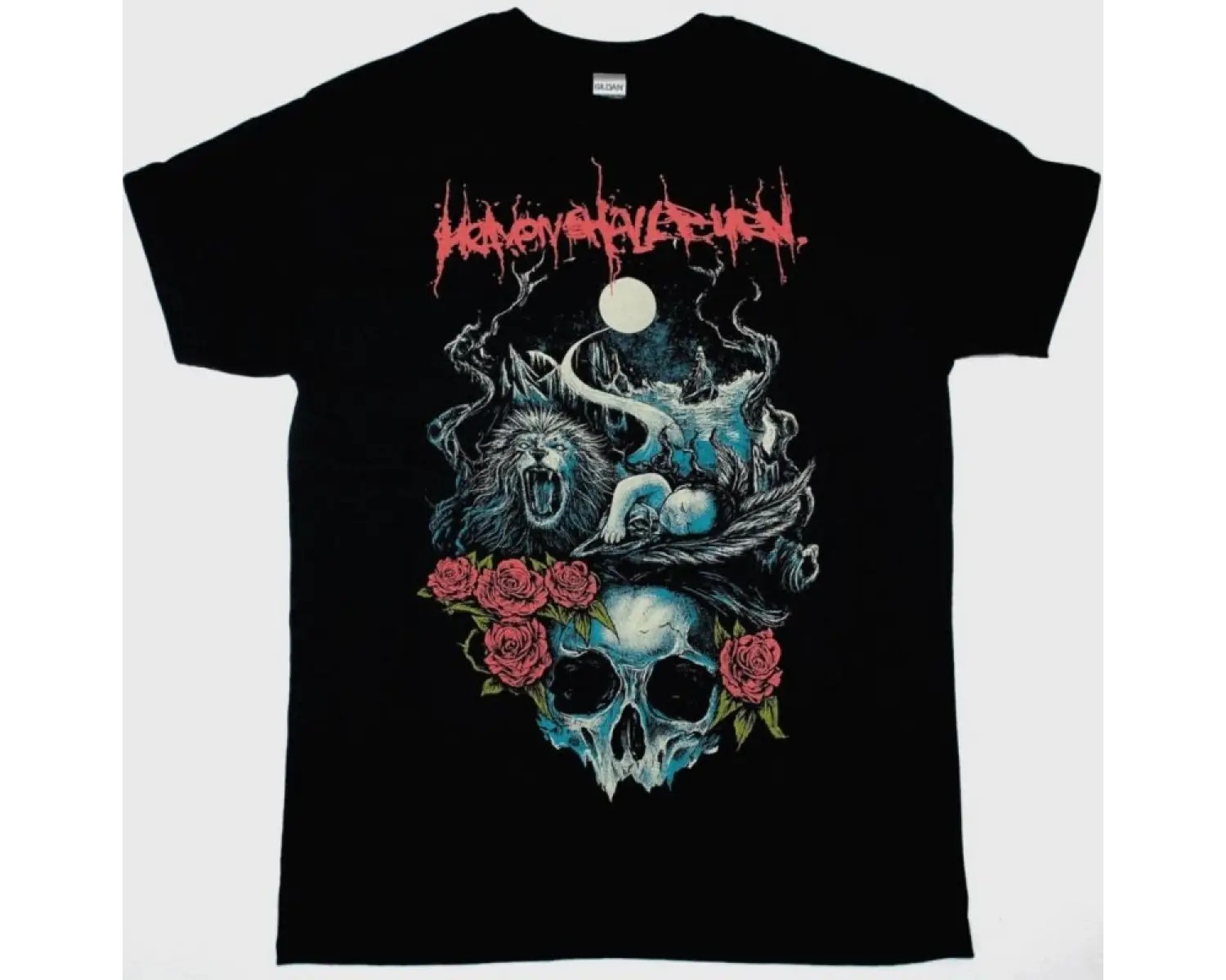 CRYPTOPSY LOGO NEW BLACK T-SHIRT ÖN BASKILI