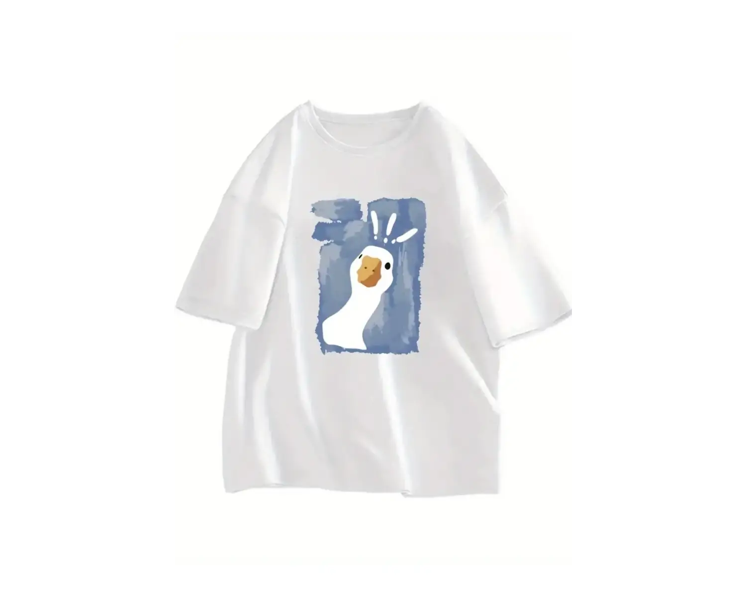 Curious Duck Baskılı