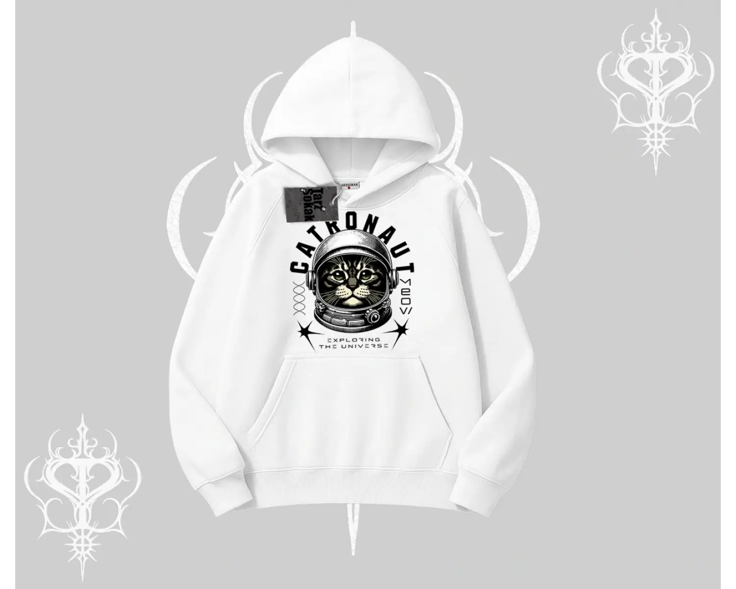 Cuteness Overload Kedi Baskılı Kolsuz Tshirt