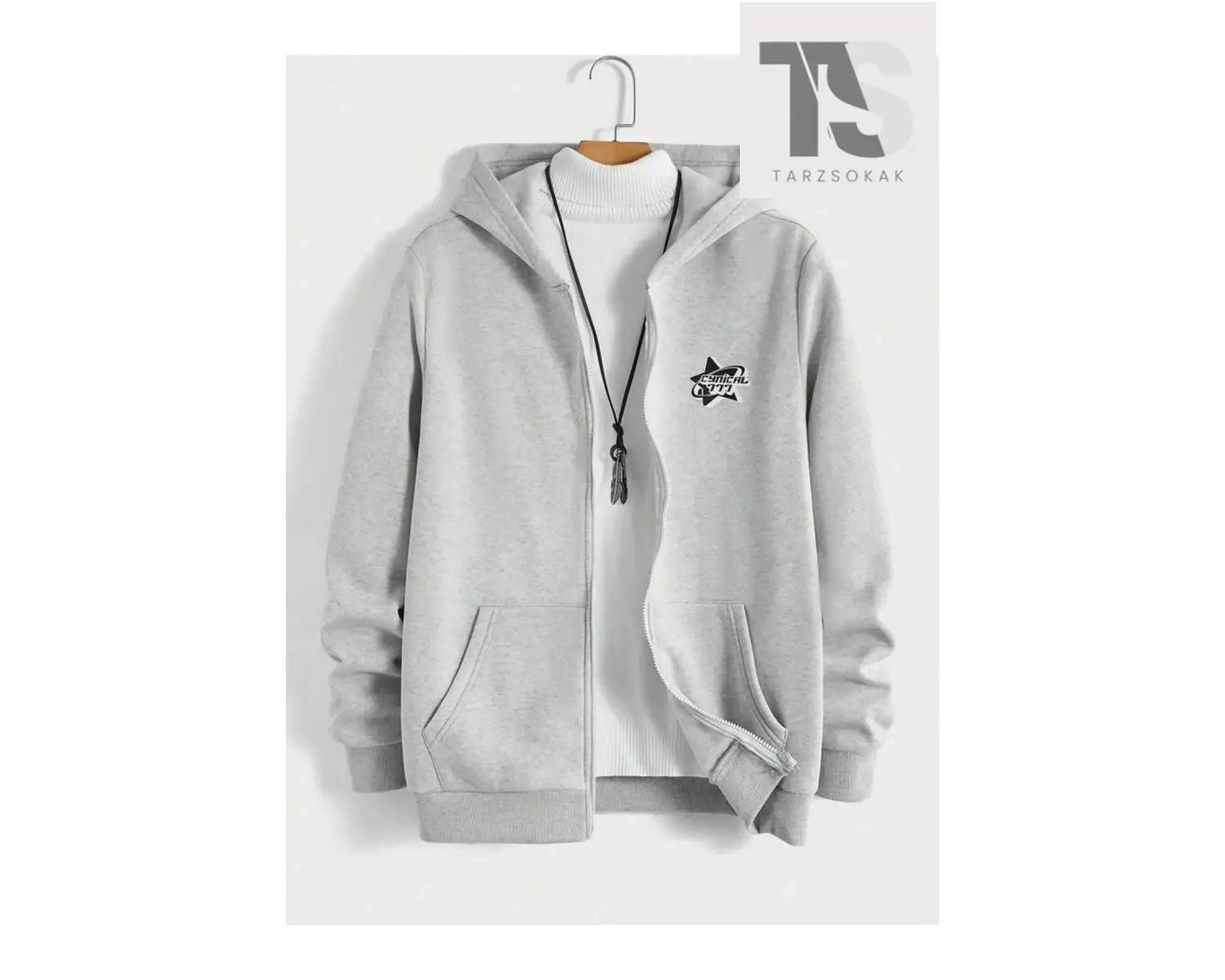 Cynical 777 Sweatshirt Fermuarlı Hırka